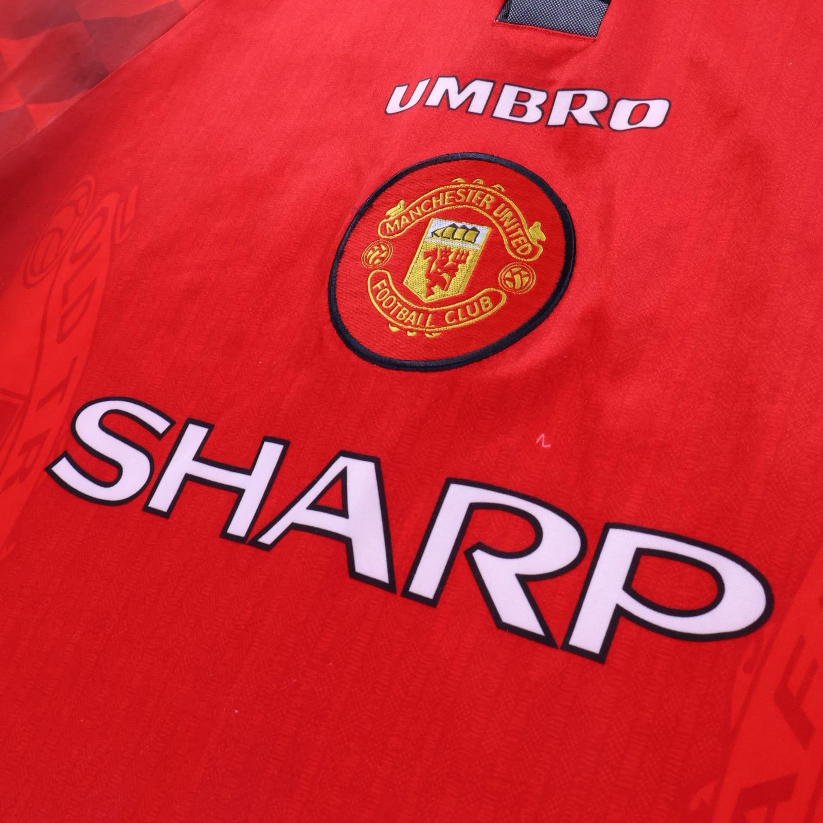 Manchester United Cantona #7 1996/98 Home Shirt - XL