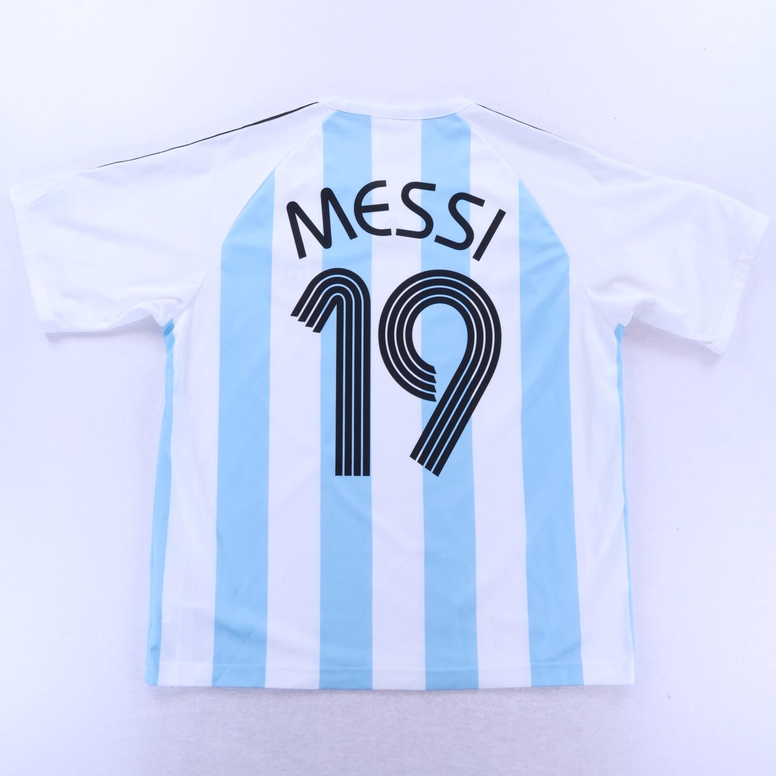 *MINT* Argentina Messi #19 2005/07 Home Shirt - Nike Basic - L