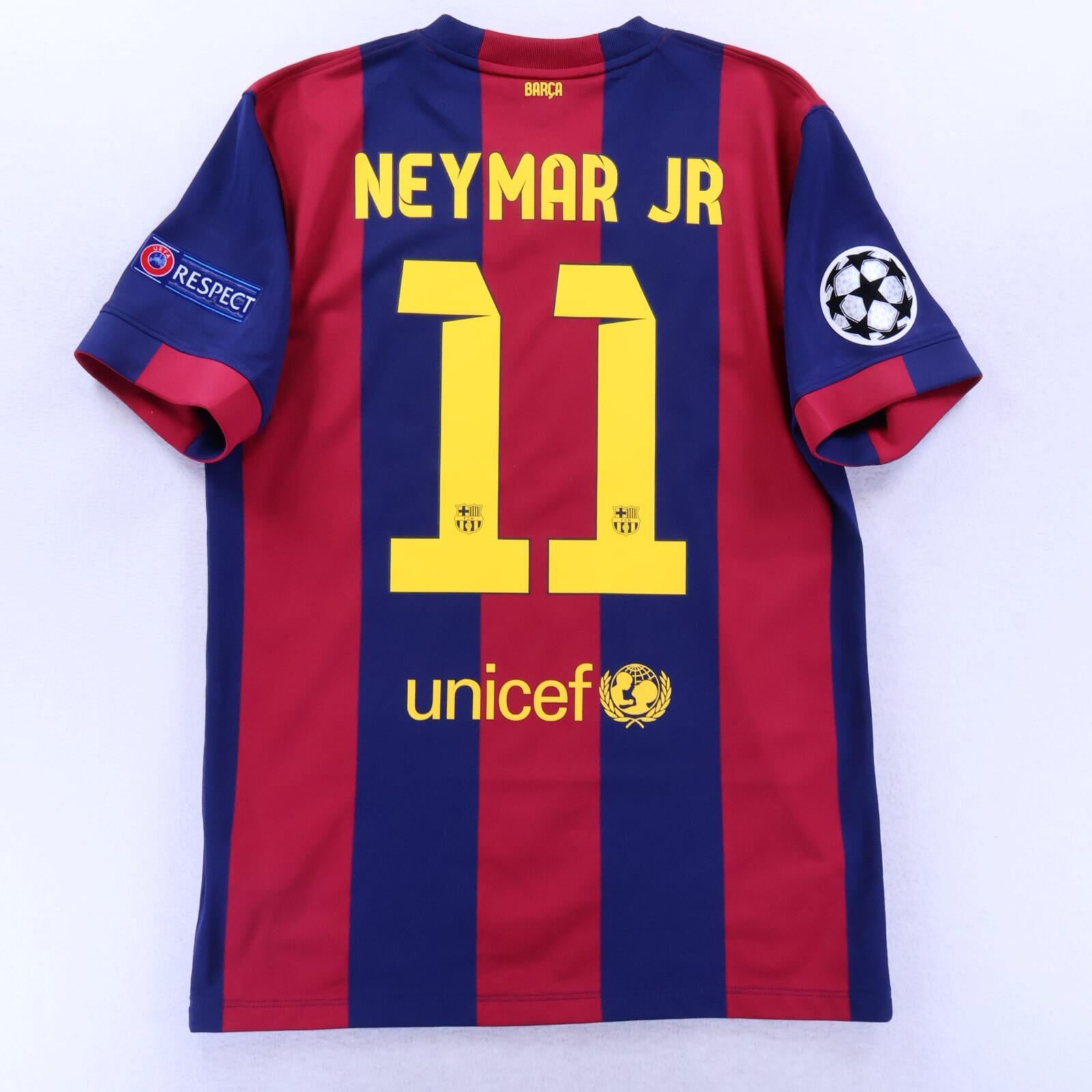 *MINT* Barcelona Neymar Jr #11 2014/15 Home Shirt - M