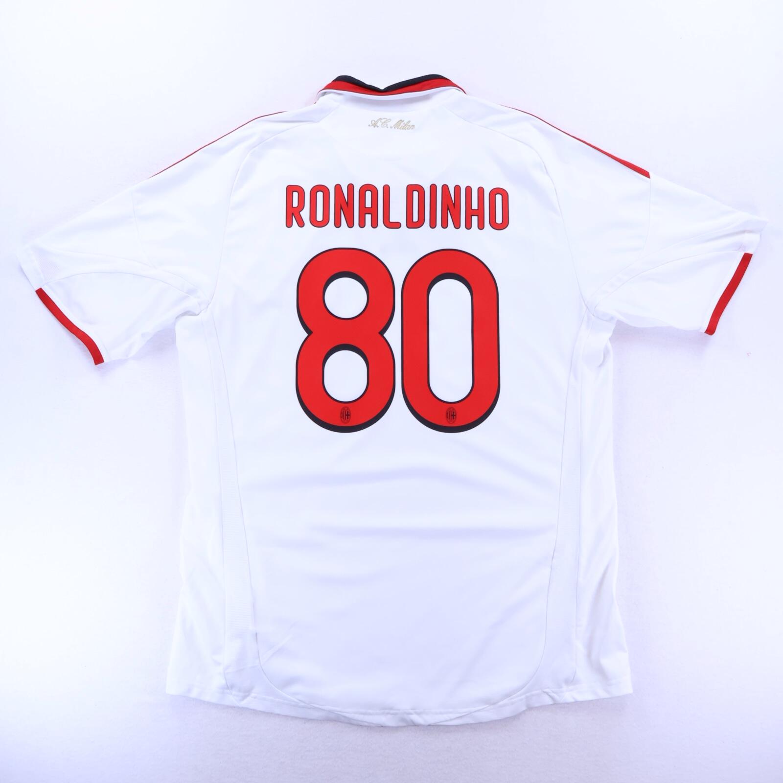 Ac Milan Ronaldinho #80 2008/09 Away Shirt - XL