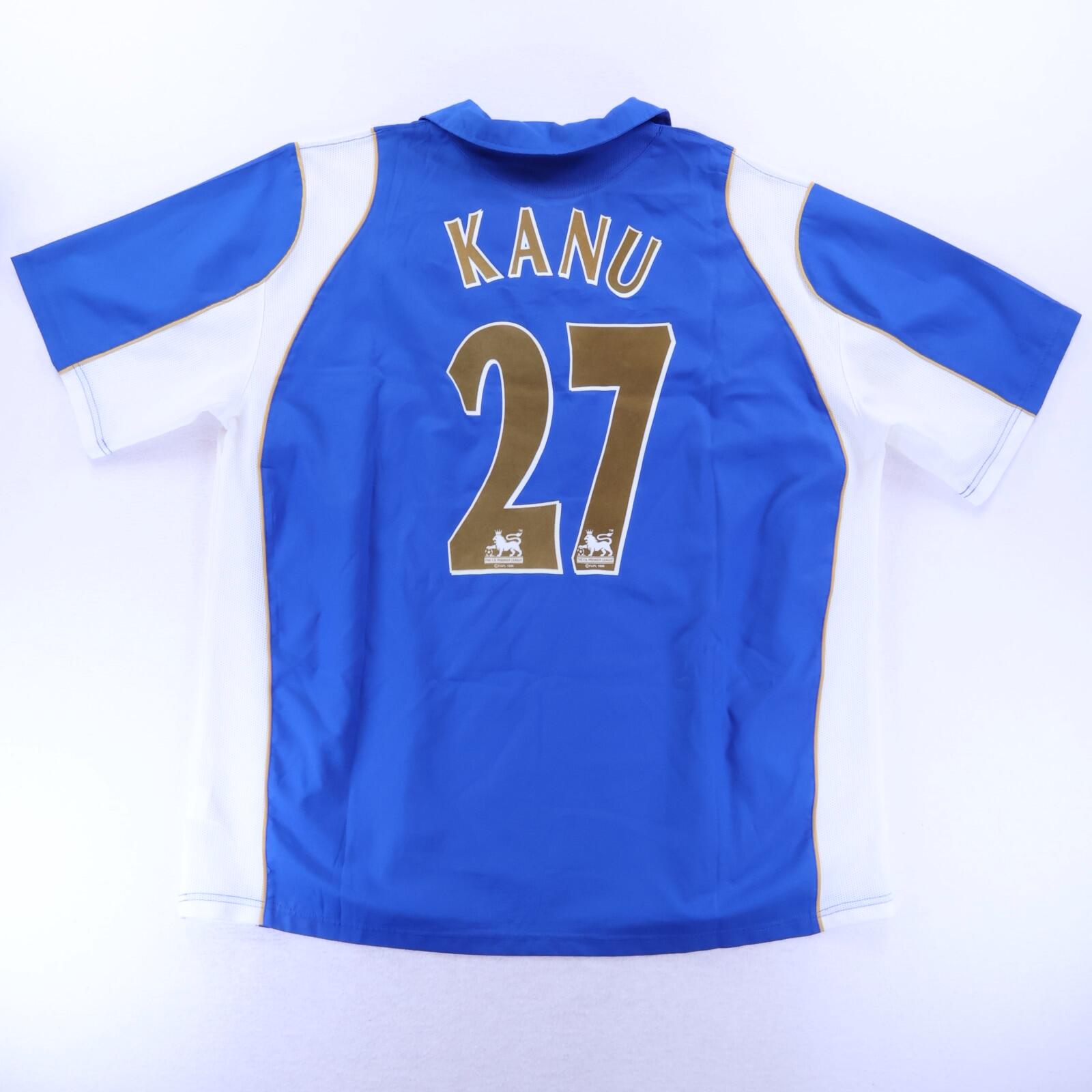 Portsmouth F.C Kanu #27 2006/07 Home Shirt - 2XL