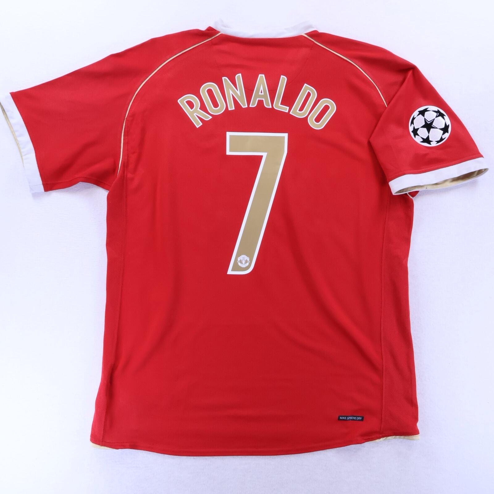 *MINT* Manchester United Ronaldo #7 2006/07 Home Shirt - L