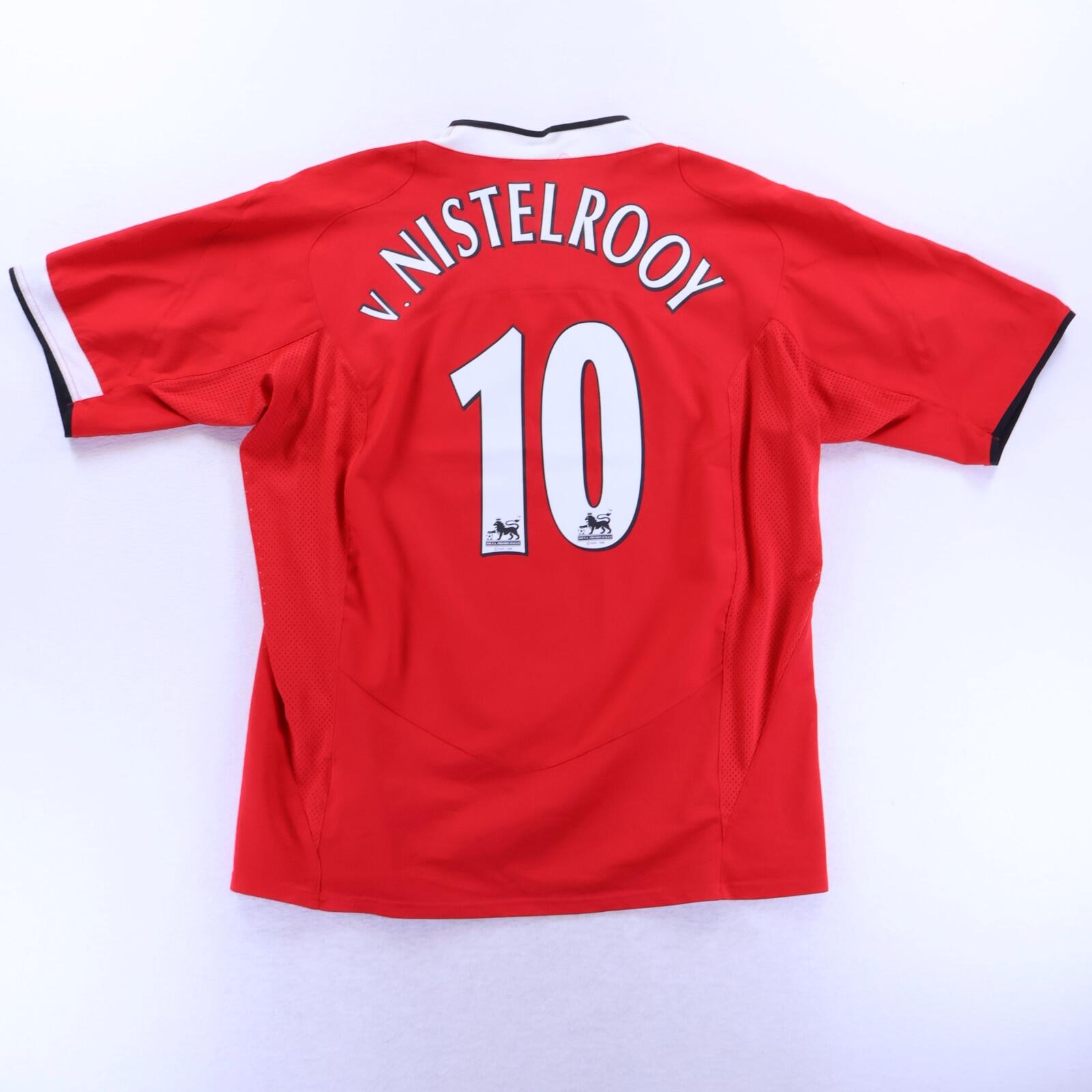 Manchester United V. Nistelrooy #10 2004/06 Home Shirt - XL