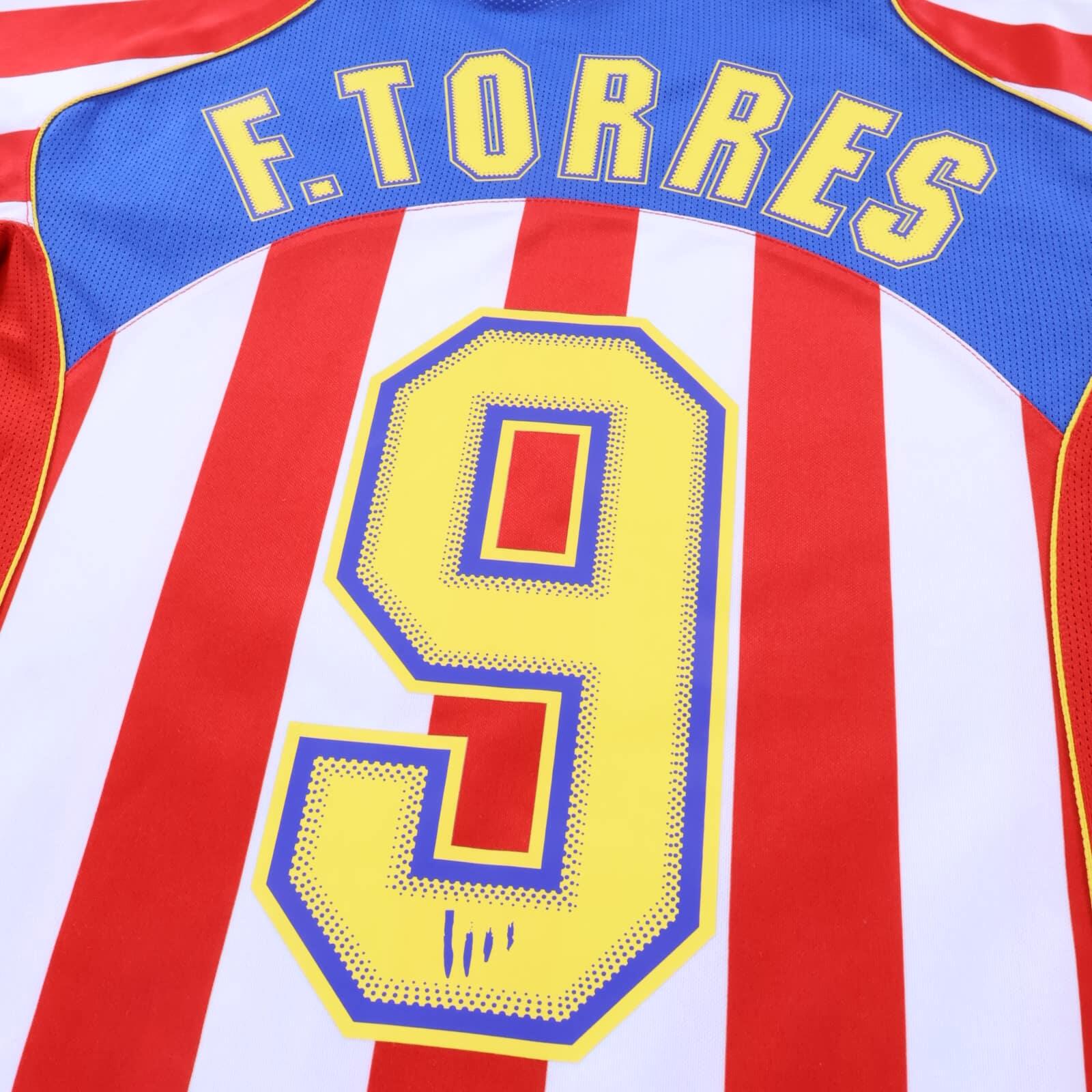 Atlético De Madrid F. Torres #9 2004/05 Home Shirt - M