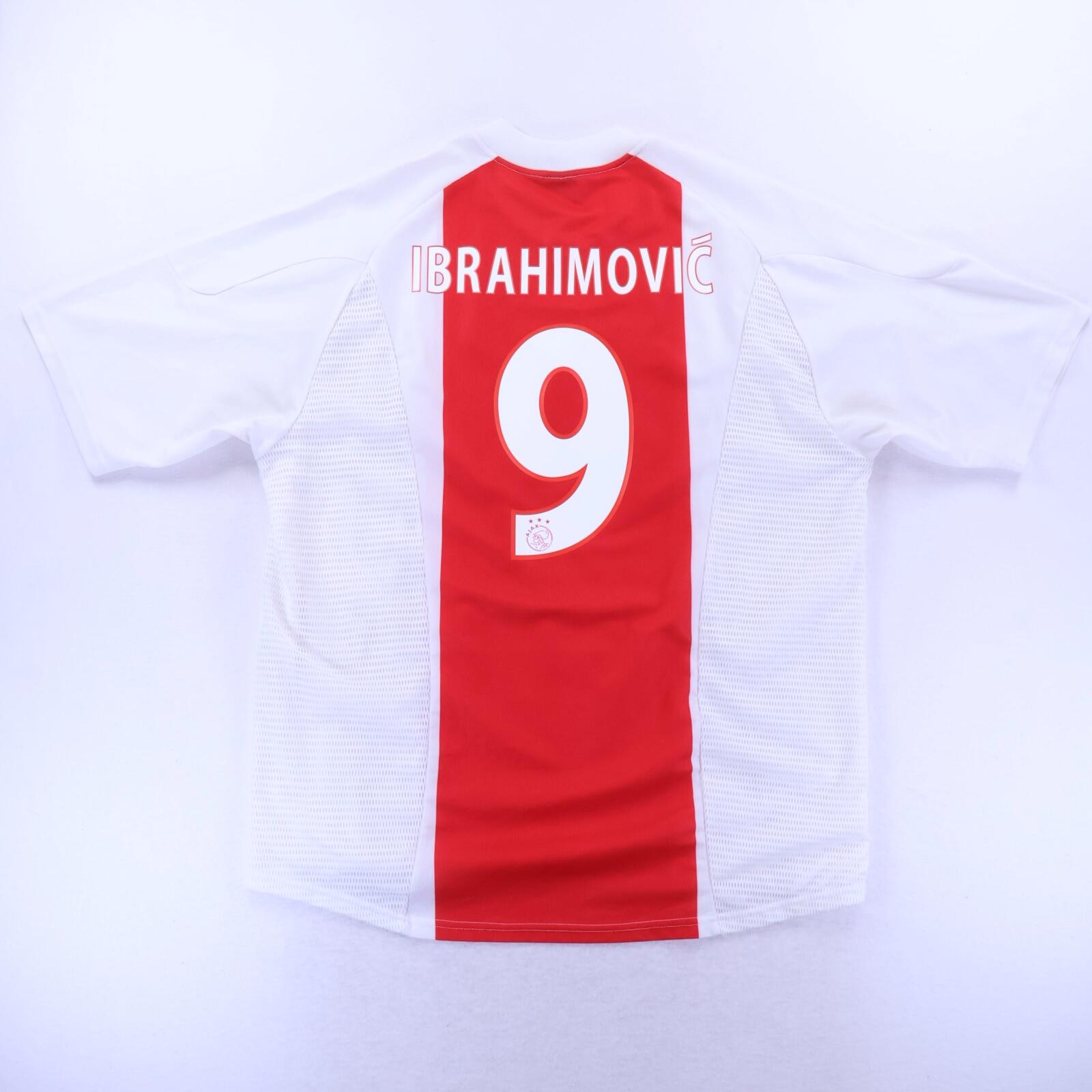 Ajax Ibrahimović #9 2002/05 Home Shirt - XL