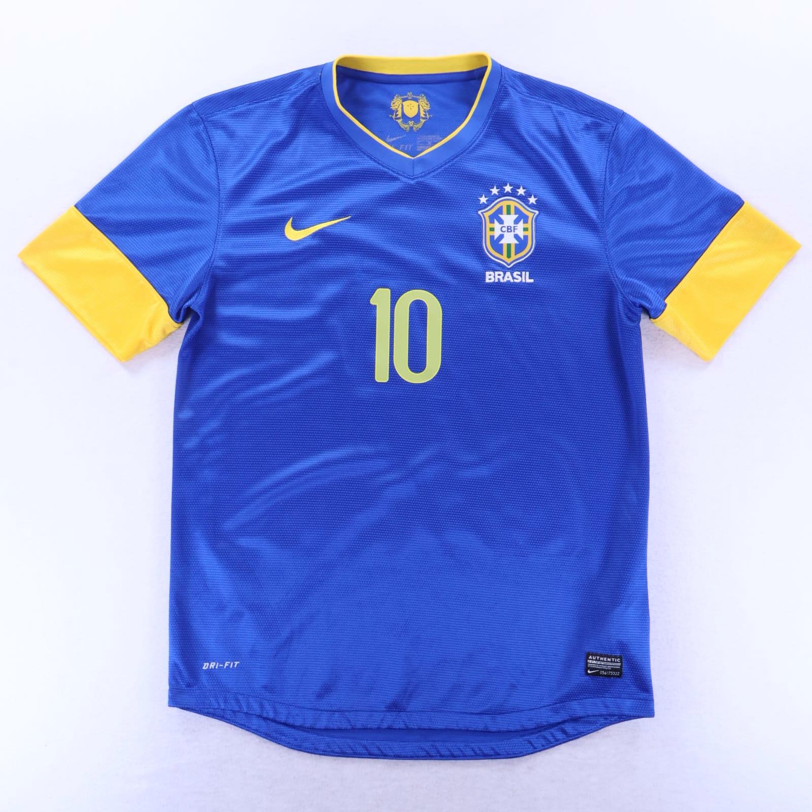 *MINT* Brazil Ronaldinho #10 2012/13 Away Shirt - M