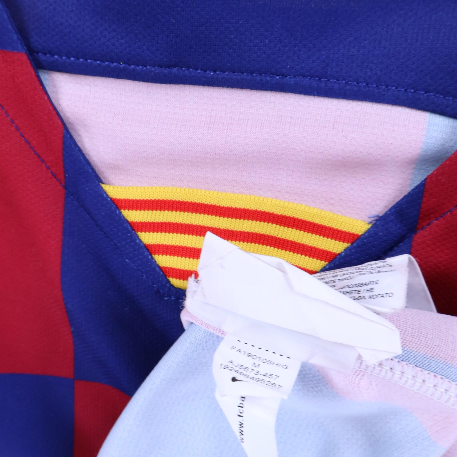 *MINT* Barcelona Messi #10 2019/20 Home Shirt - Long Sleeve - M