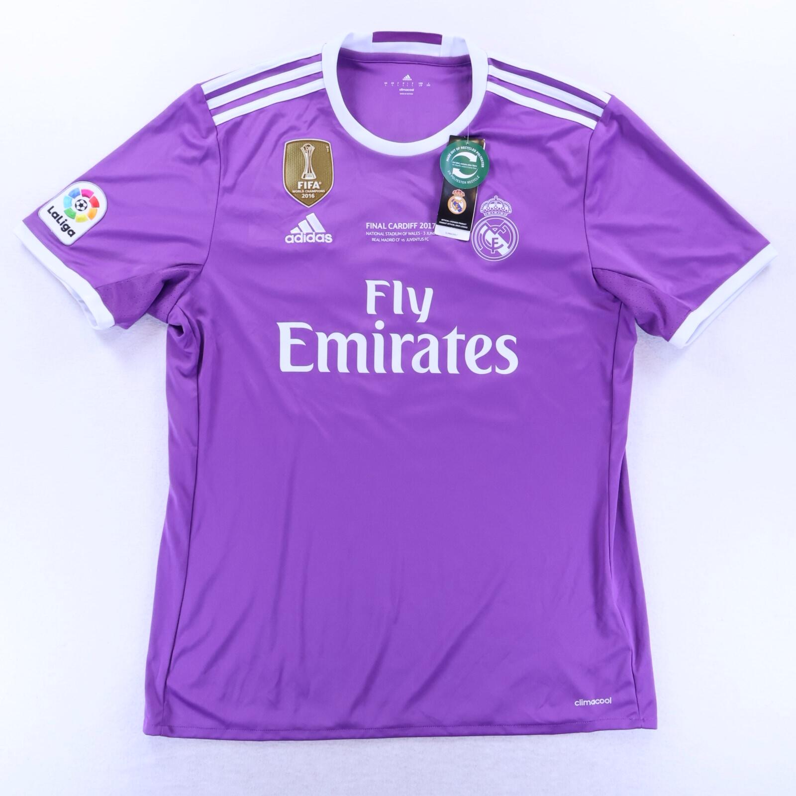 *NWT* Real Madrid Modrić #19 2016/17 Away Shirt - L