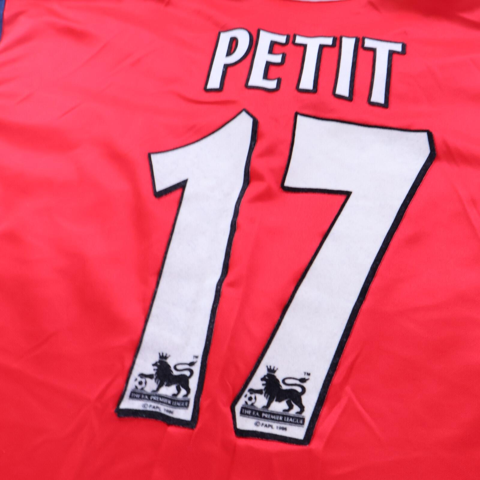 Arsenal Petit #17 1999/00 Home Shirt - 2XL