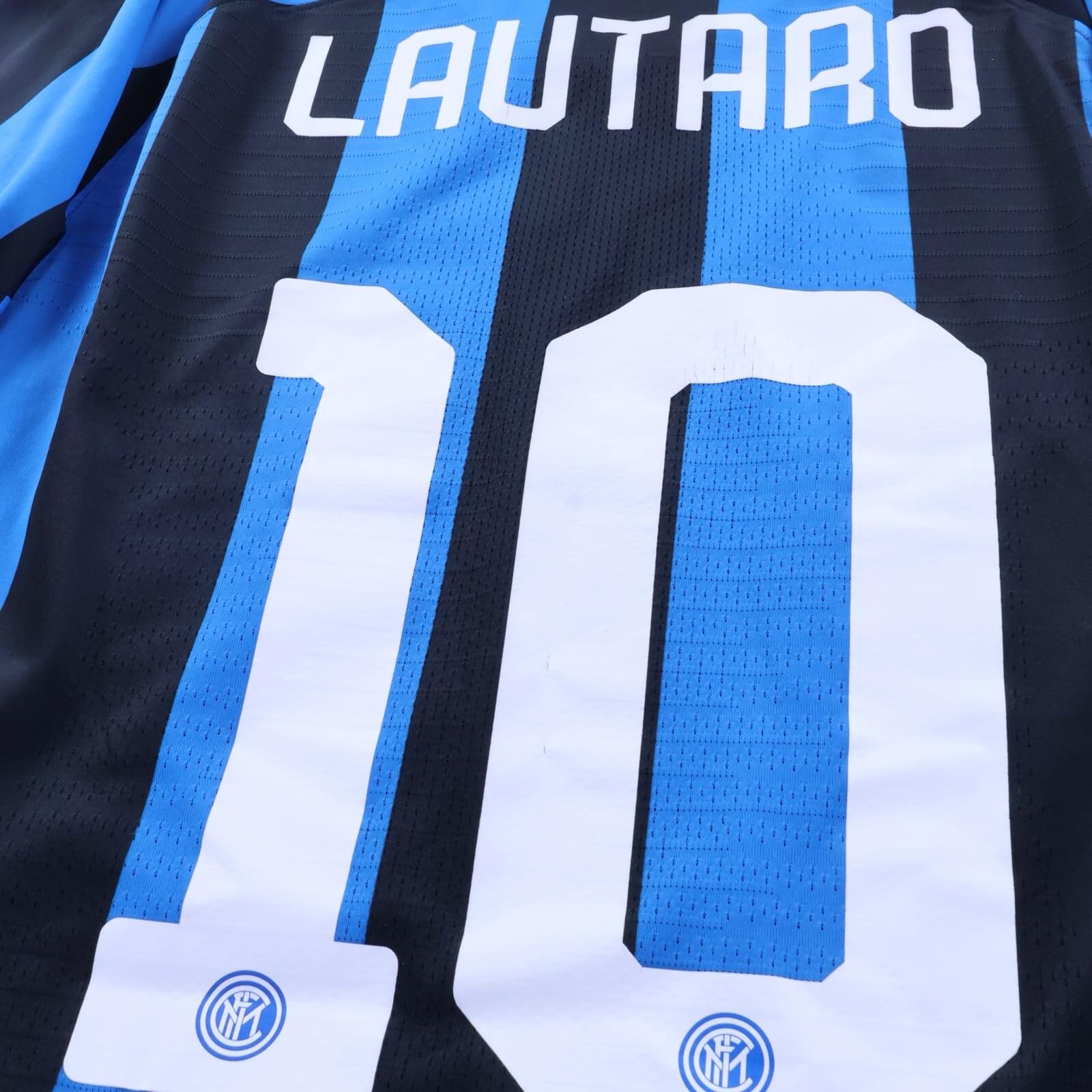 *MINT* Inter Milan Lautaro #10 2019/20 Home Shirt - Player Issue - M