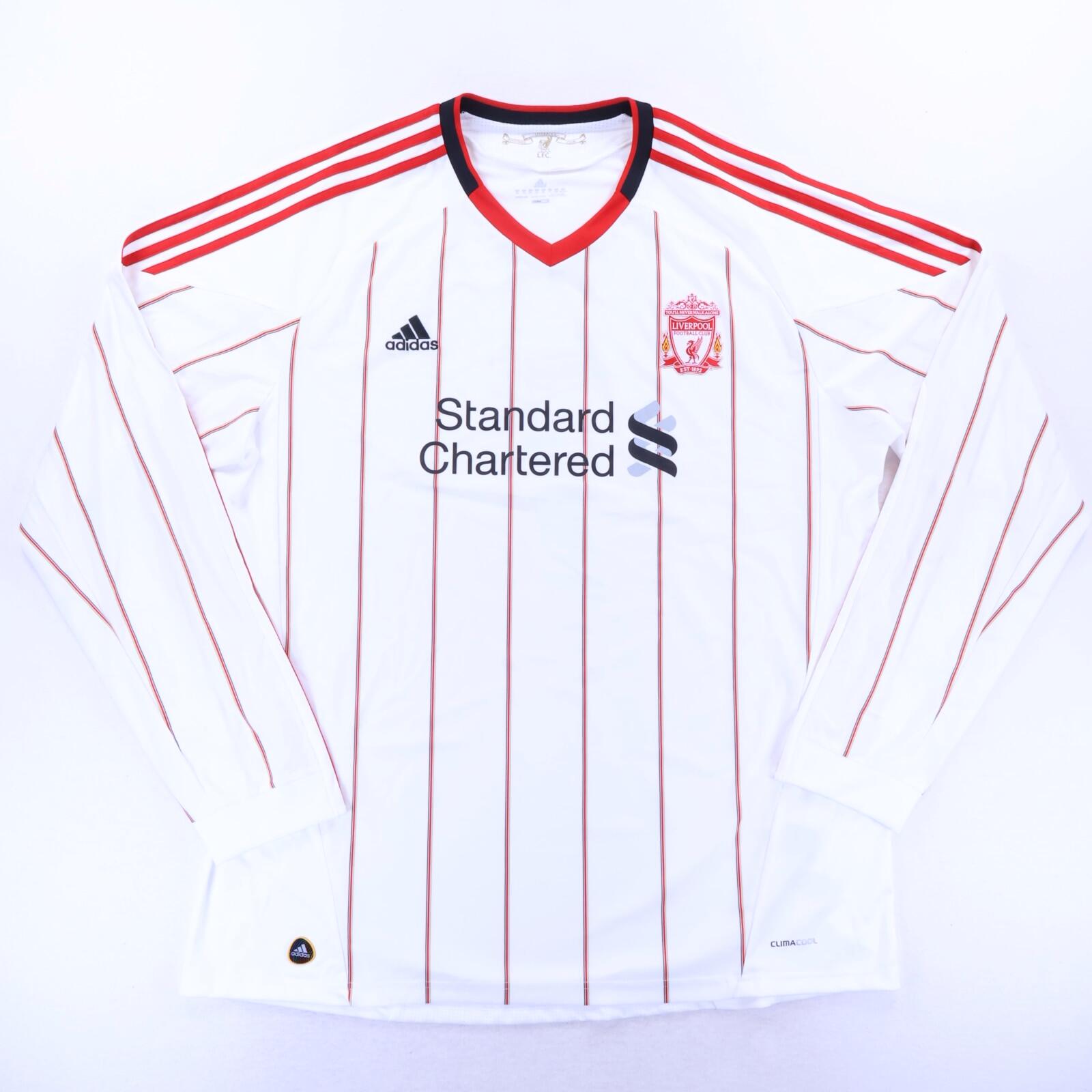 Liverpool F.C Suarez #7 2010/11 Away Shirt - Long Sleeve - 3XL