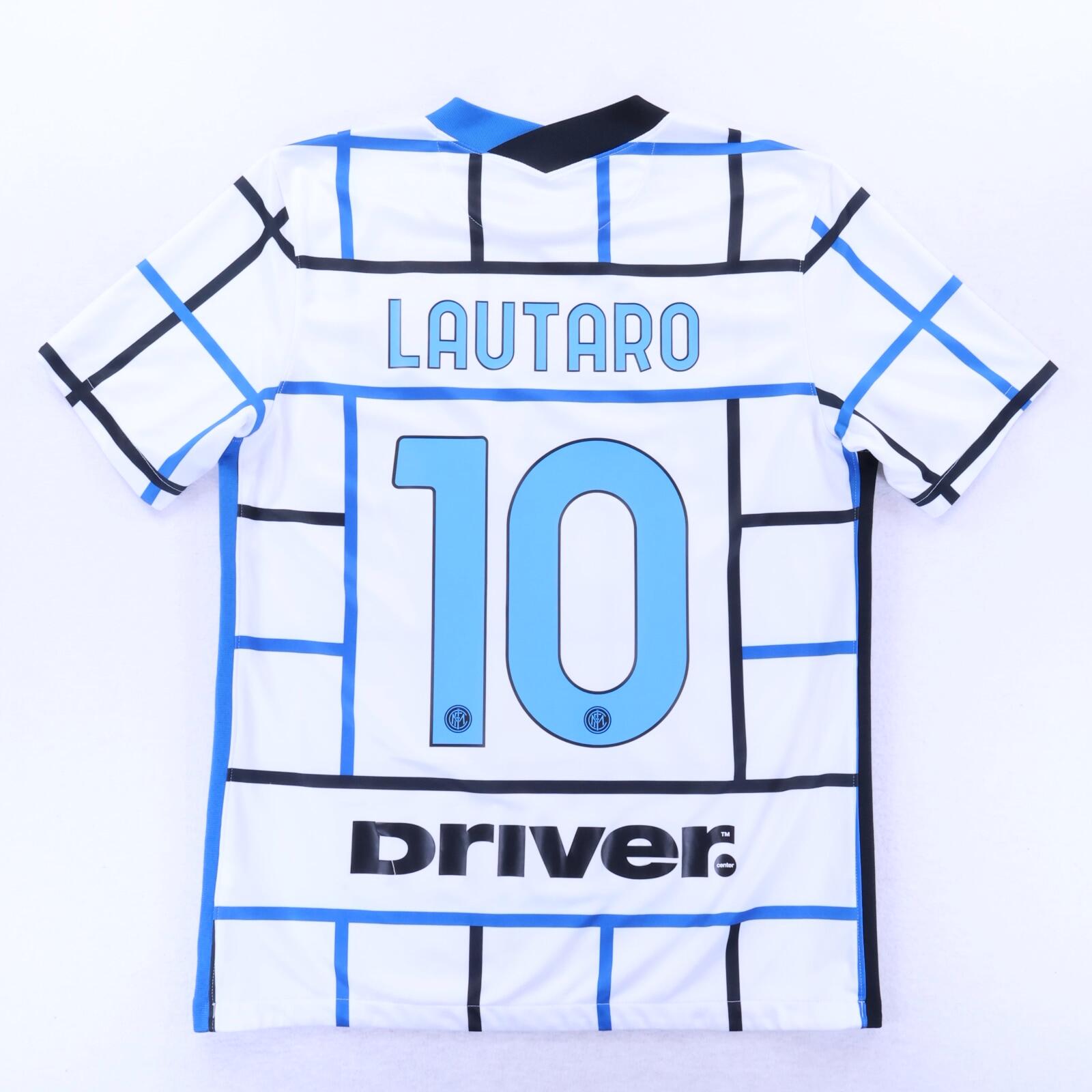 Inter Milan Lautaro #10 2020/21 Away Shirt - L