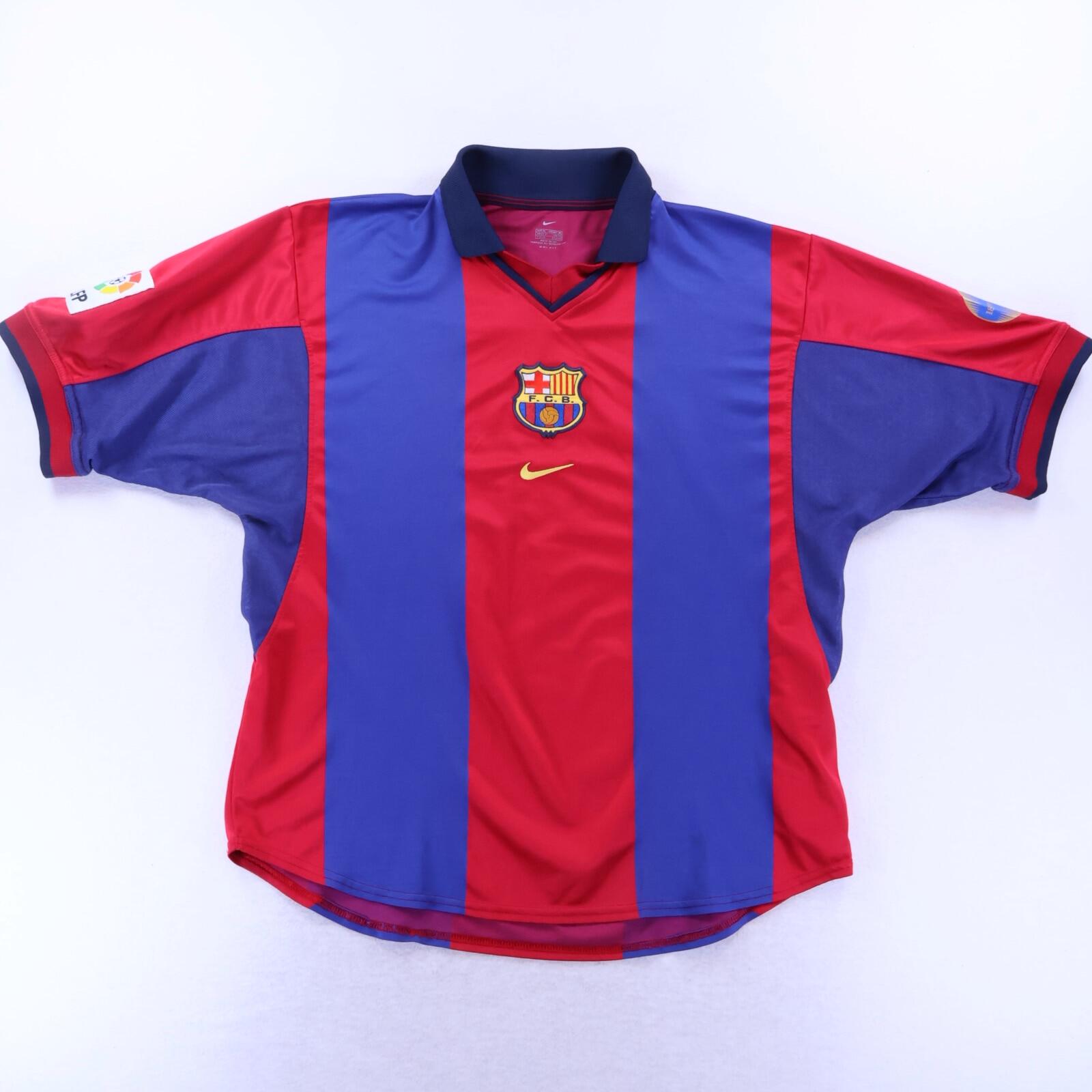 Barcelona Luis Enrique #21 2000/01 Home Shirt - XL