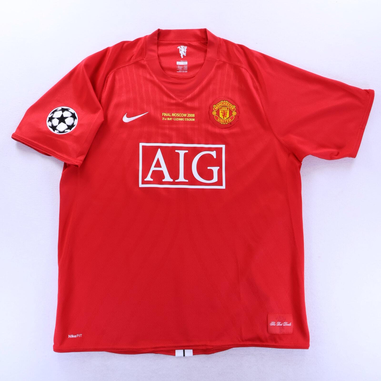 *MINT* Manchester United Ronaldo #7 2007/09 Home Shirt - XL