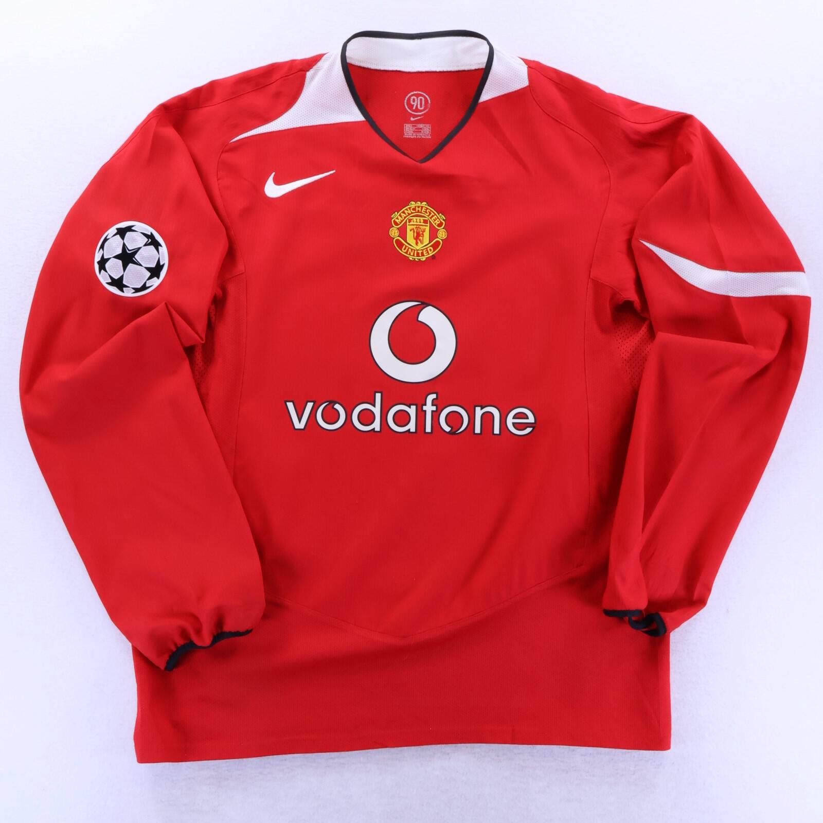 Manchester United Ronaldo #7 2004/06 Home Shirt - Long Sleeve - L