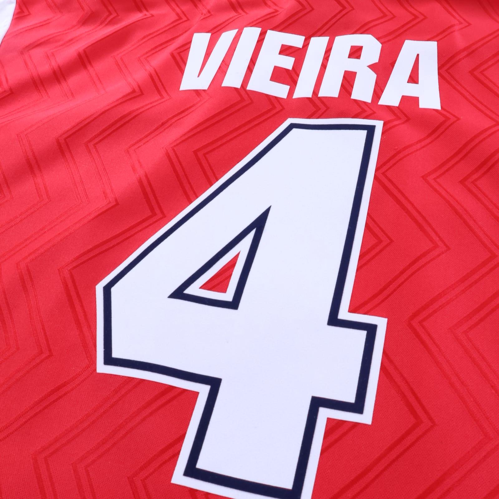 Arsenal Vieira #4 1996/98 Home Shirt - XL