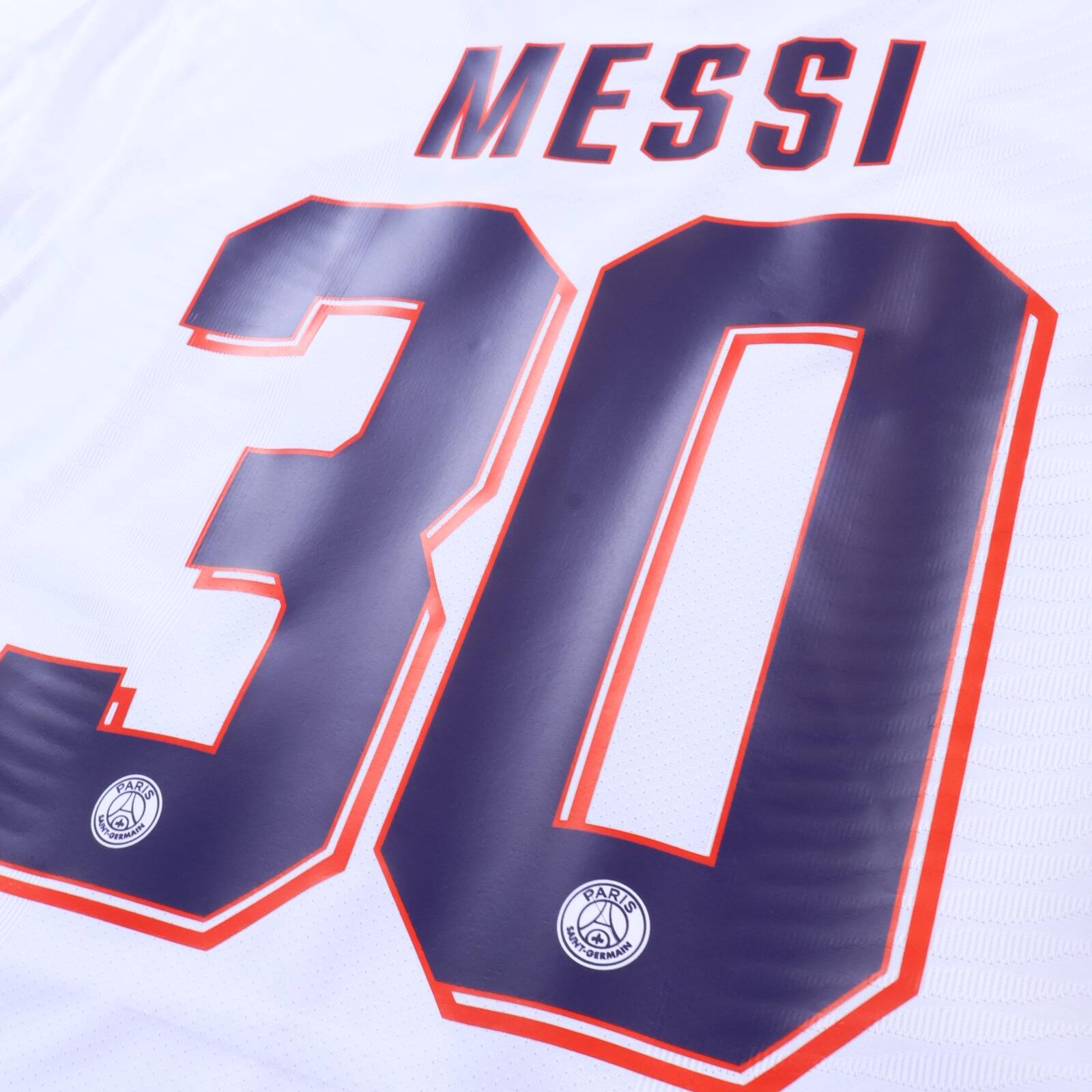 *NWT* Paris Saint-Germain F.C Messi #30 2021/22 Fourth Shirt - Player Issue - XL