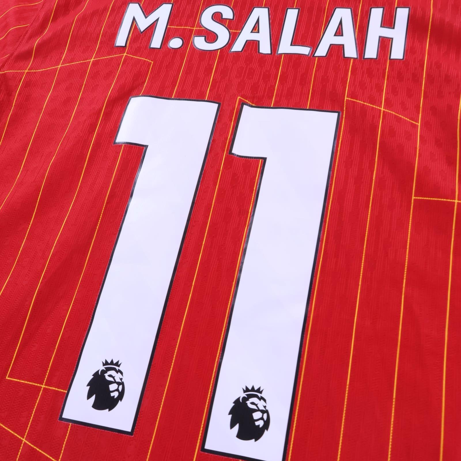 Liverpool F.C M. Salah #11 2024/25 Home Shirt - Player Issue - L