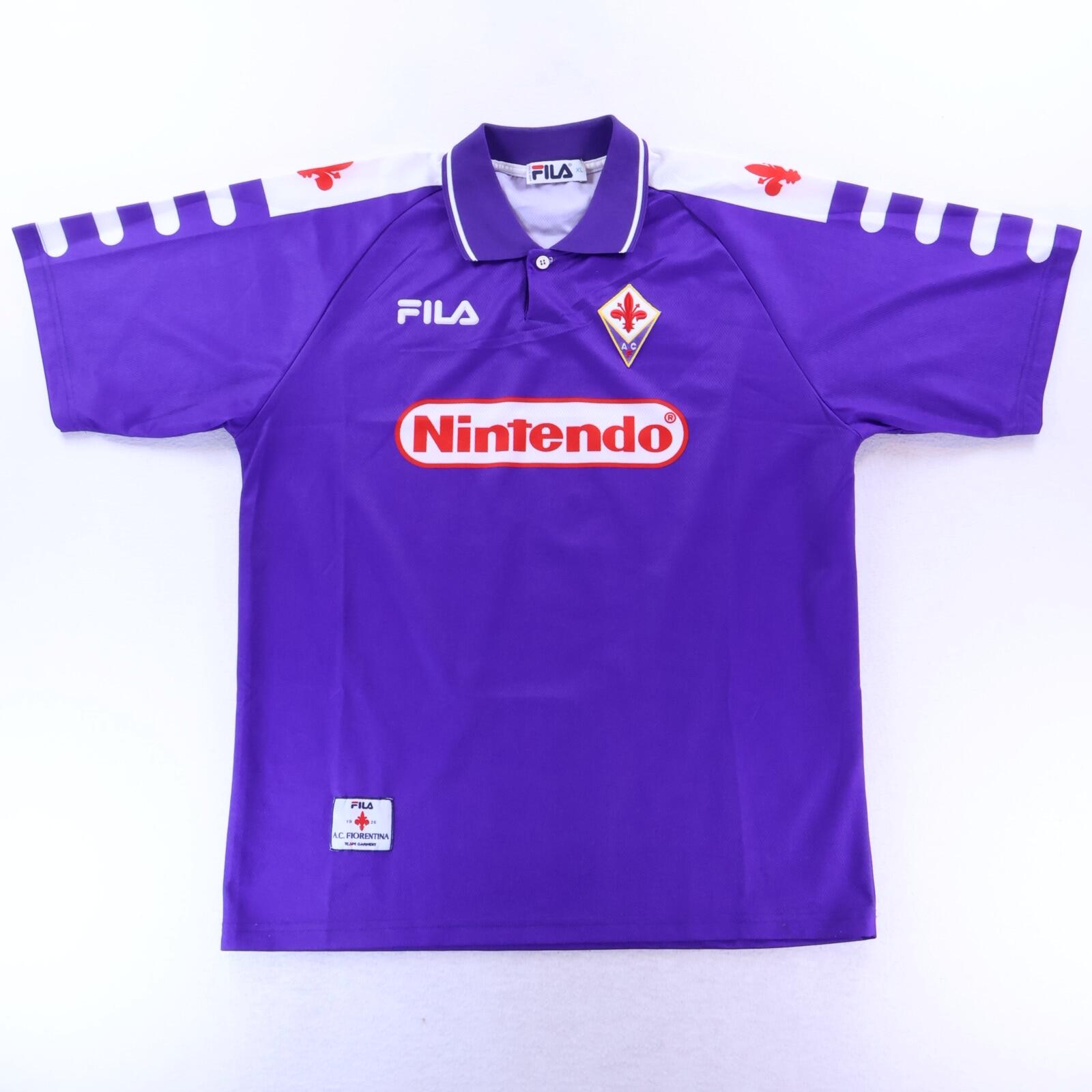 Fiorentina Batistuta #9 1998/99 Home Shirt - XL
