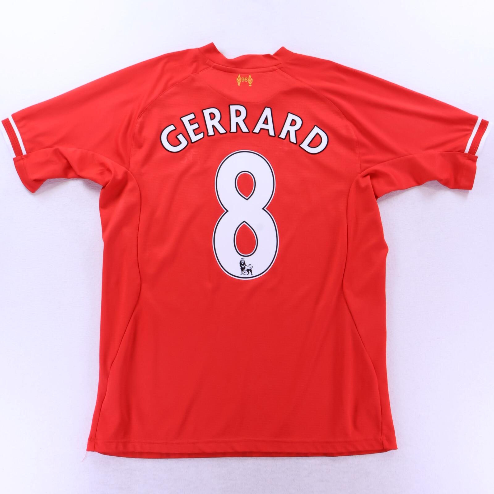 Liverpool F.C Gerrard #8 2013/14 Home Shirt - XL