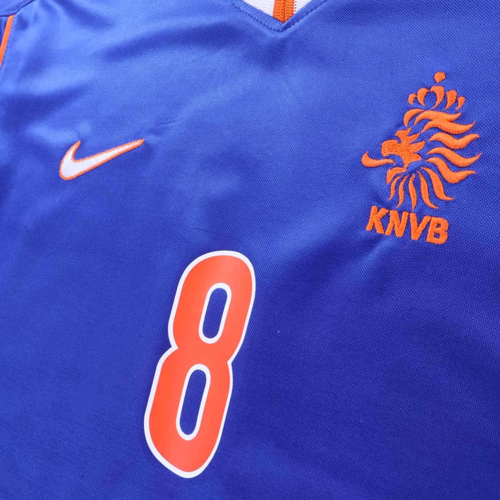 *MINT* Netherlands Bergkamp #8 1998/00 Away Shirt - M