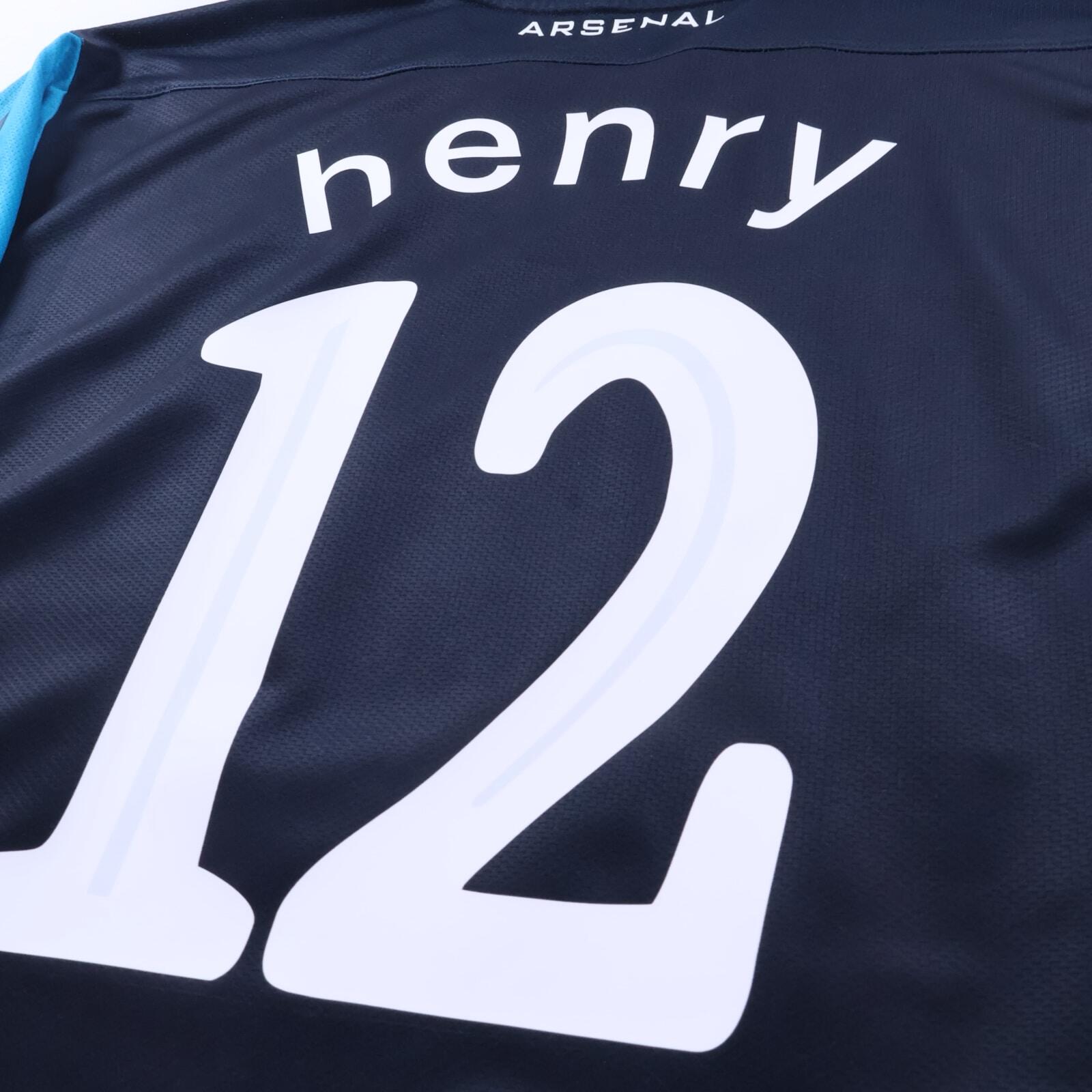 Arsenal Henry #12 2011/12 Away Shirt - L