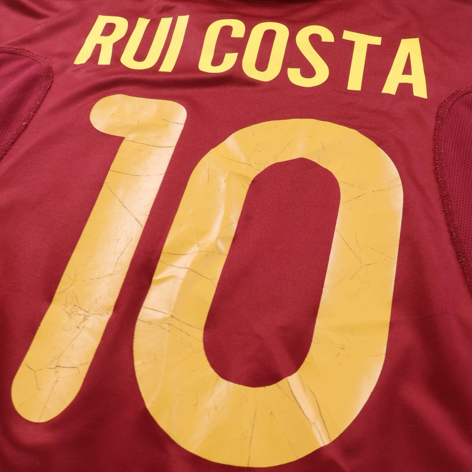 Portugal Rui Costa #10 2002 Home Shirt - M