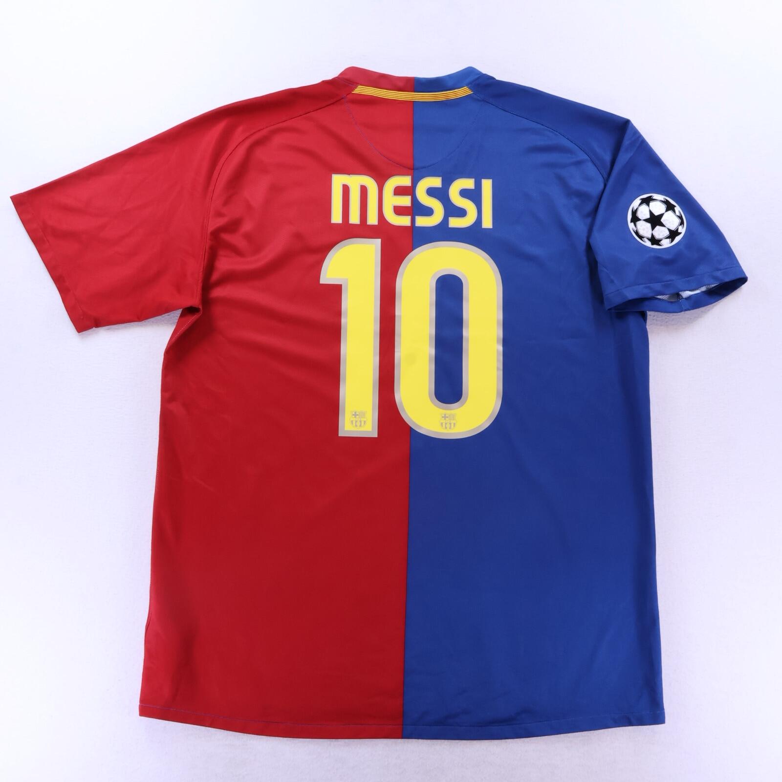 *MINT* Barcelona Messi #10 2008/09 Home Shirt - XL