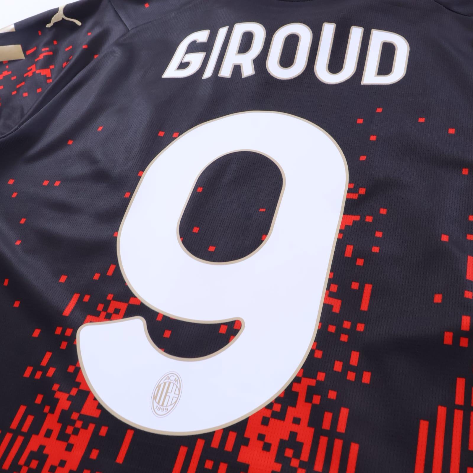 *MINT* Ac Milan Giroud #9 2022/23 Fourth Shirt - M