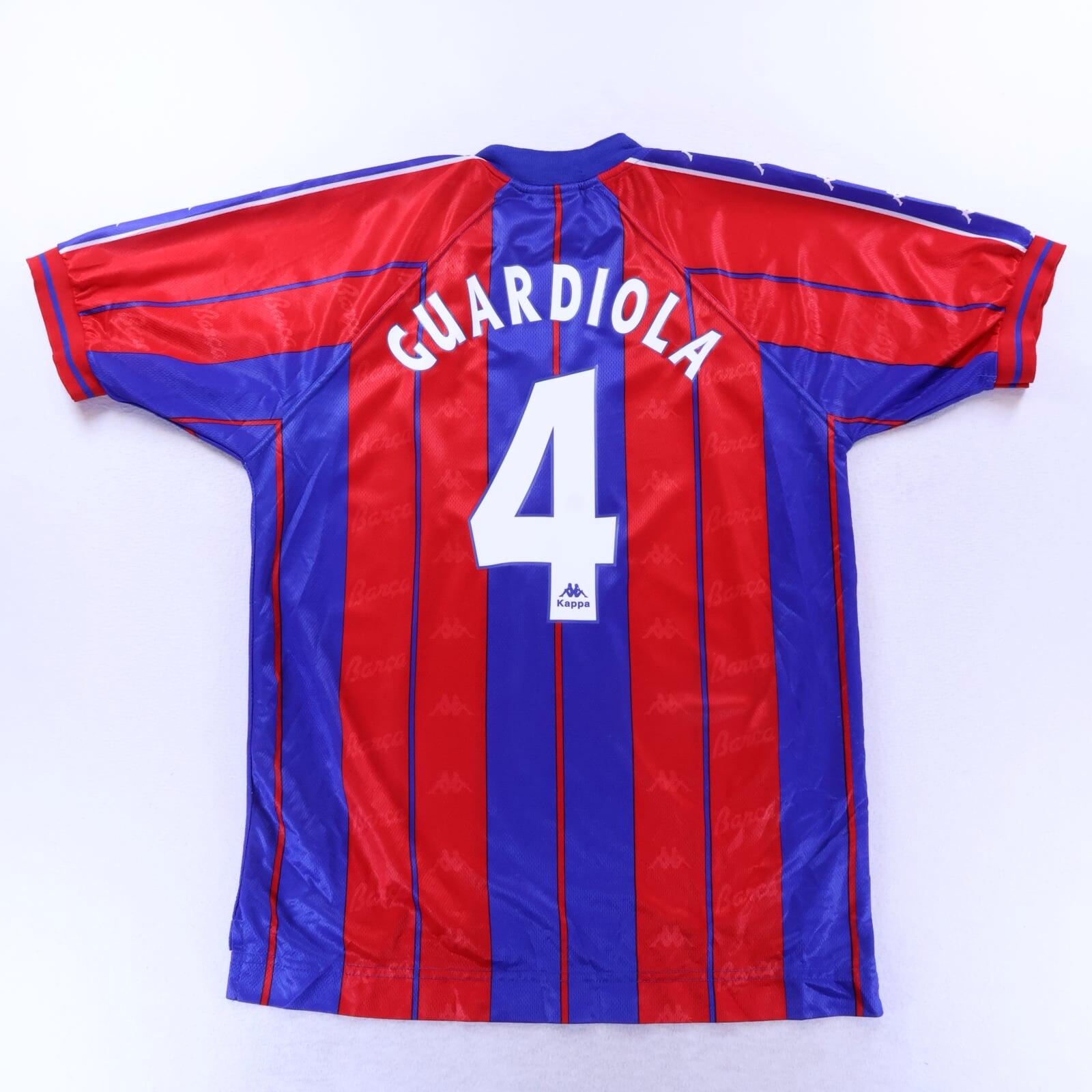 Barcelona Guardiola #4 1997/98 Home Shirt - XL