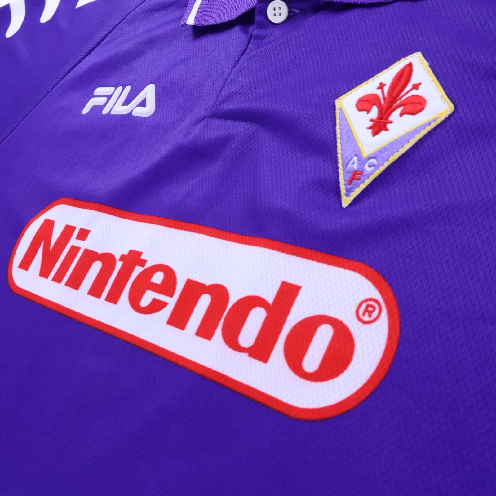 Fiorentina Batistuta #9 1998/99 Home Shirt - L