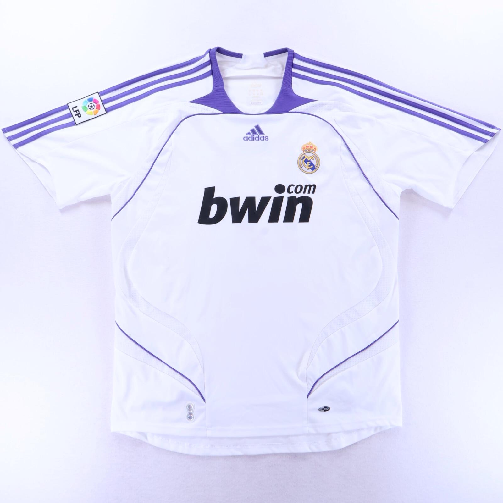 Real Madrid V. Nistelrooy #17 2007/08 Home Shirt - XL