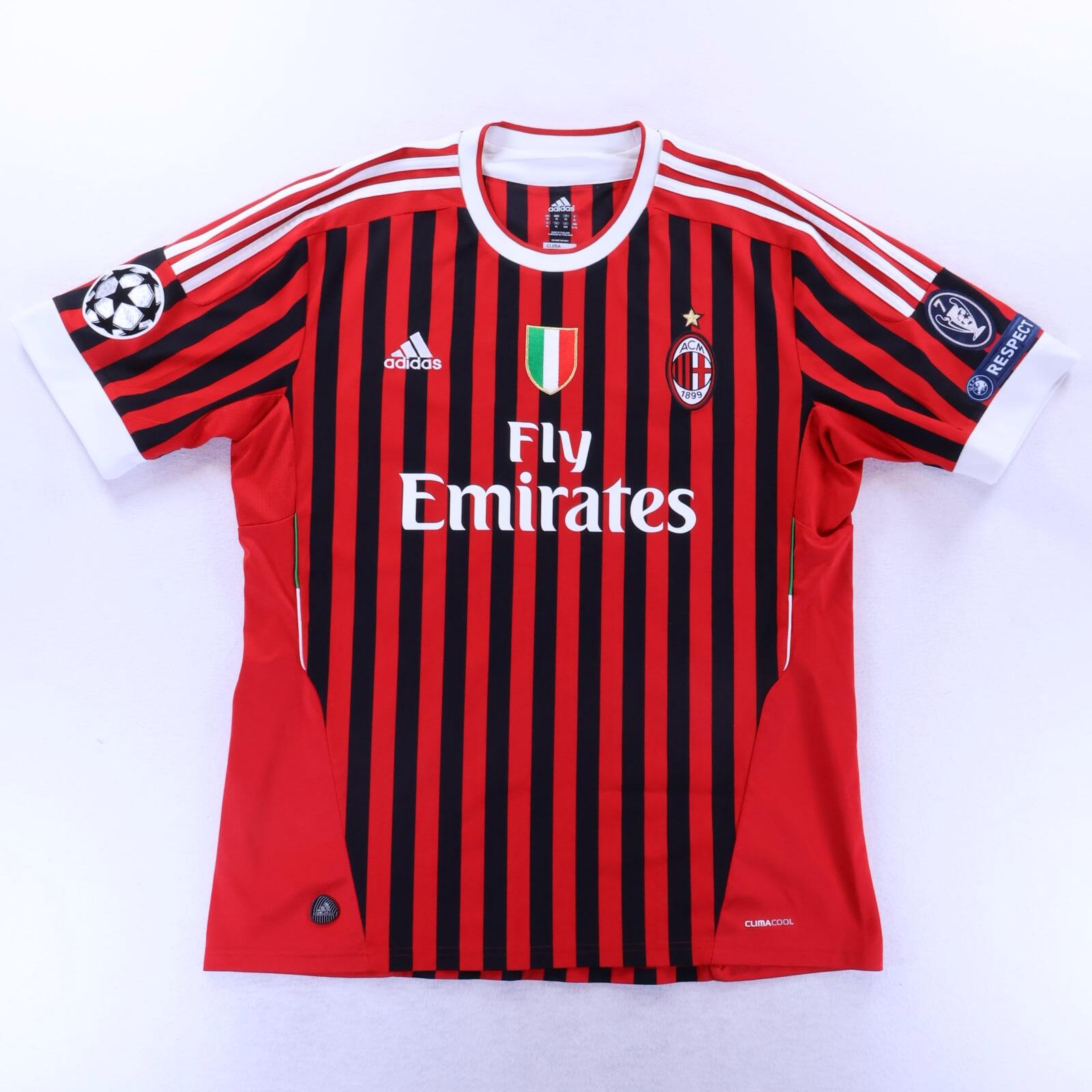 Ac Milan 2011/12 Home Shirt - XL