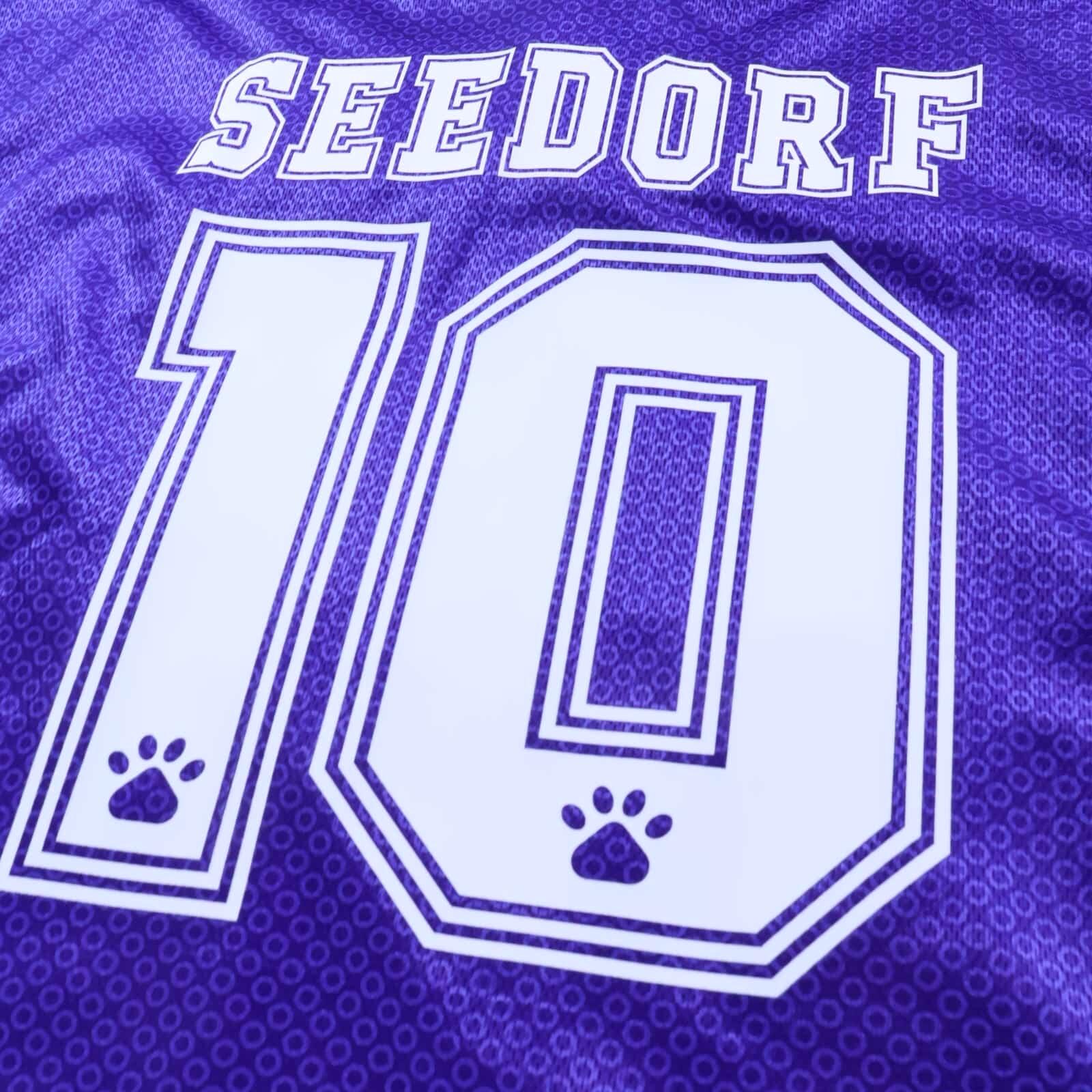 Real Madrid Seedorf #10 1997/98 Away Shirt - XL