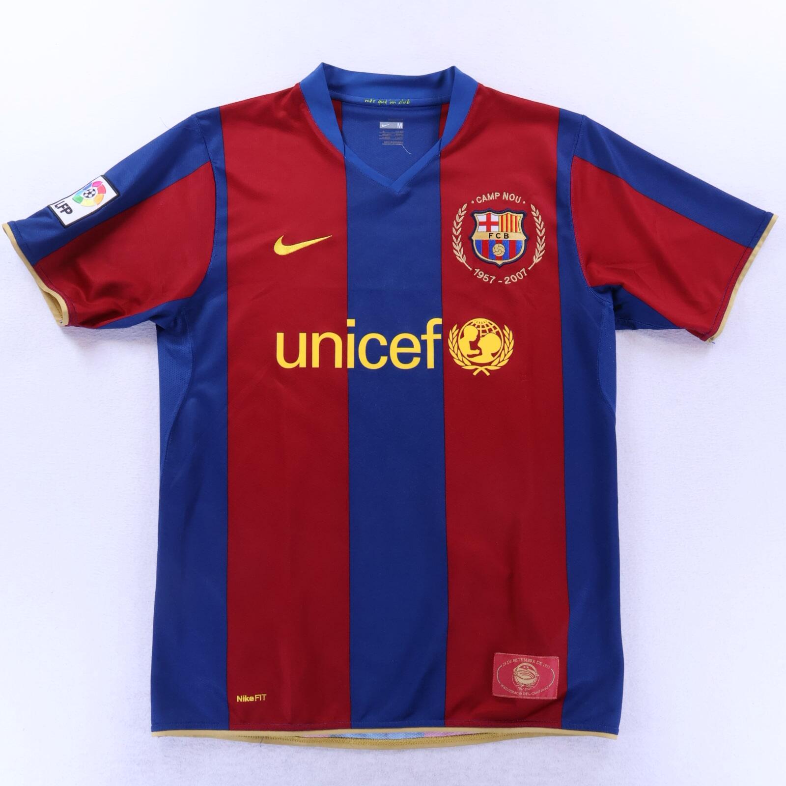 Barcelona Messi #19 2007/08 Home Shirt - M