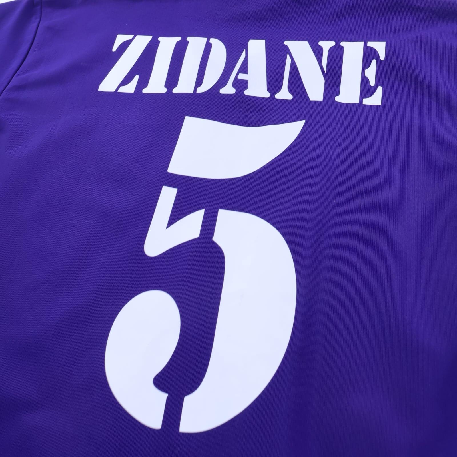 Real Madrid Zidane #5 2002/03 Away Shirt - Reversible - S