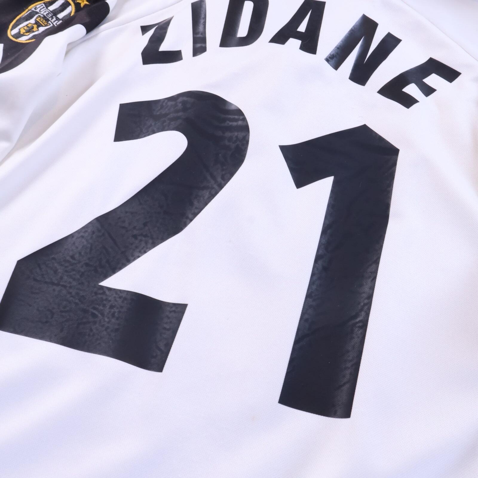 Juventus Zidane #21 1998/99 Away Shirt - L