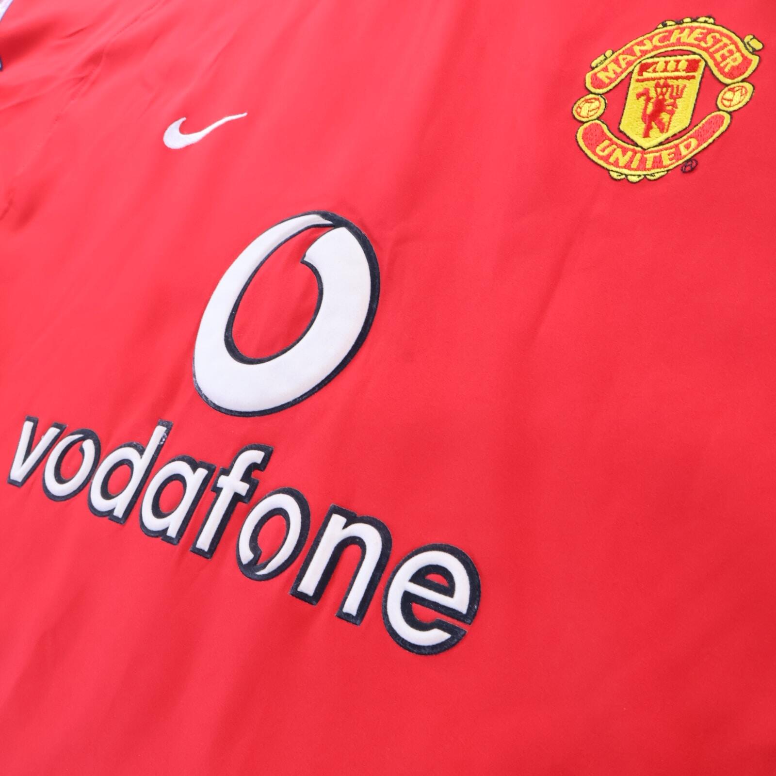 Manchester United Ronaldo #7 2002/04 Home Shirt - Long Sleeve - L