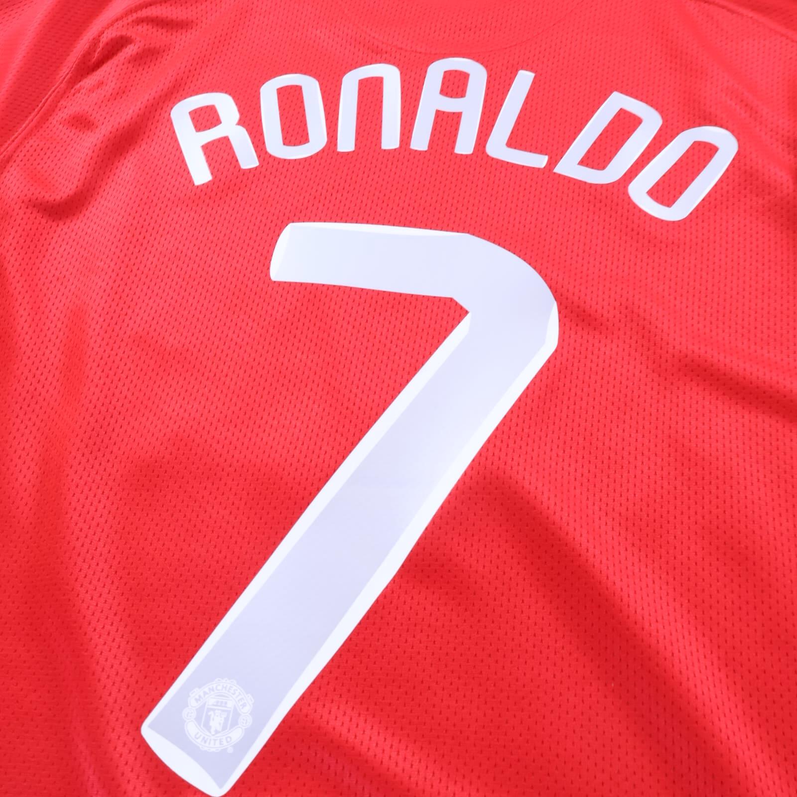 Manchester United Ronaldo #7 2007/09 Home Shirt - M