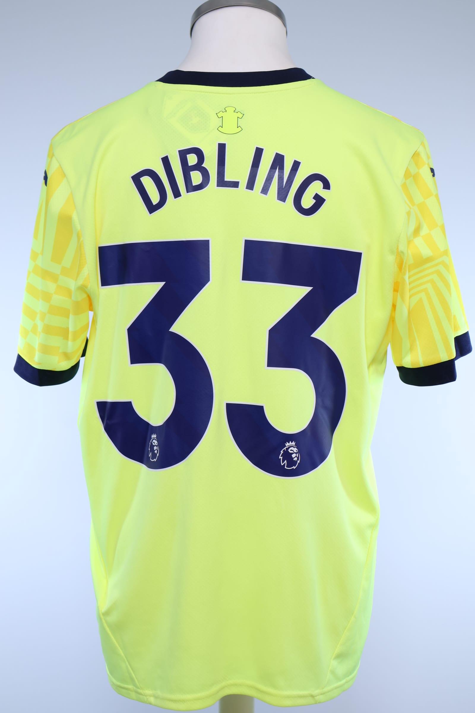 Southampton F.C 2024/25 Dibling #33 Away Shirt - LAuthentic Original Football Shirt