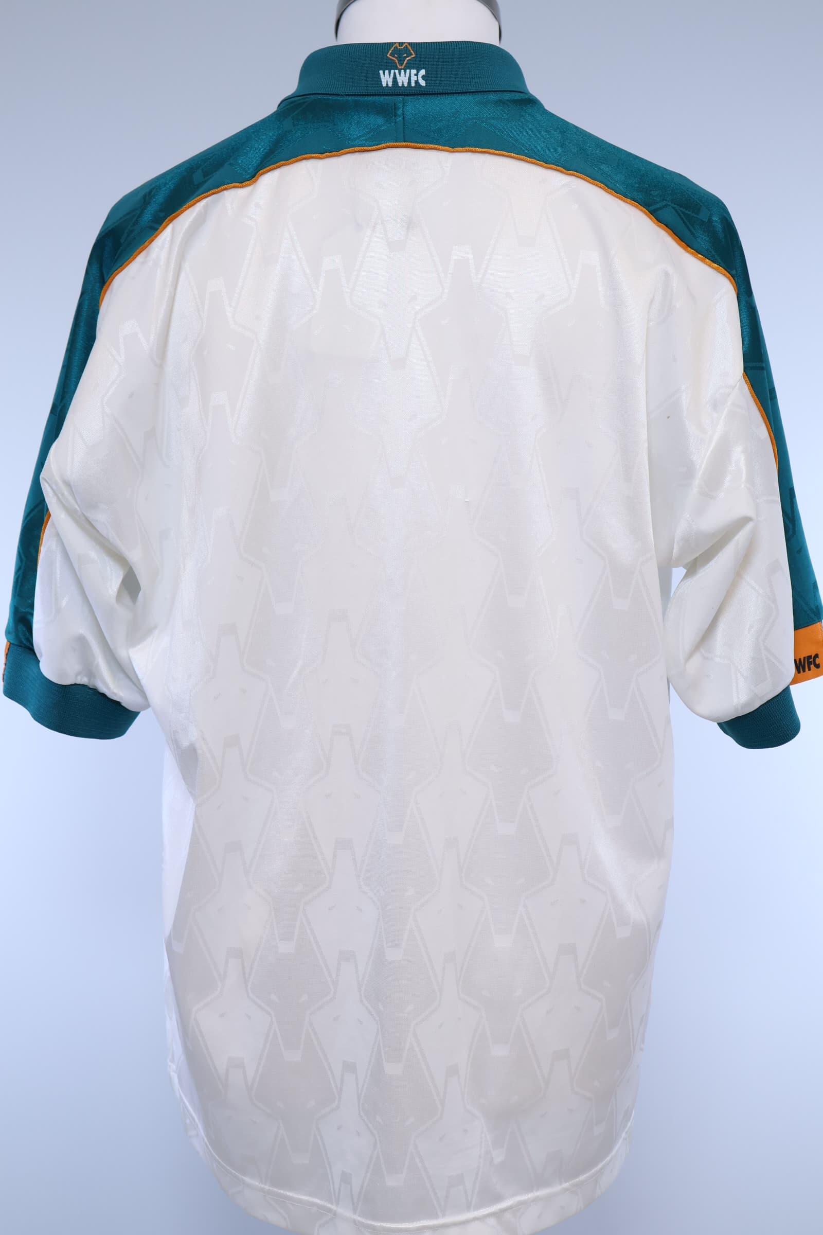 Wolverhampton Wanderes F.C 1997/99 Away Shirt - L Authenic Original Football Shirt