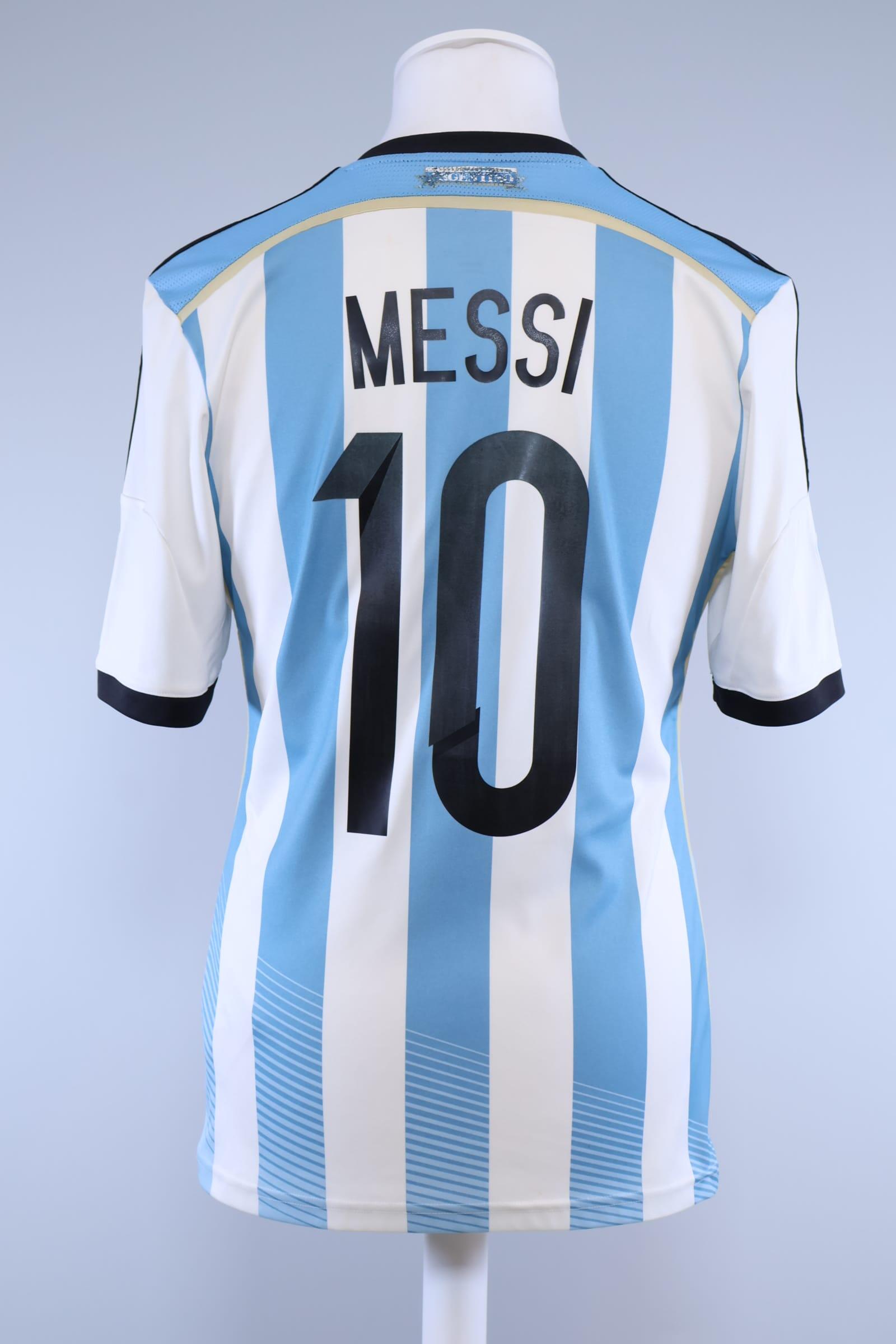 Argentina 2014/14 Messi #10 World Cup Home Shirt - SAuthentic Original Football Shirt