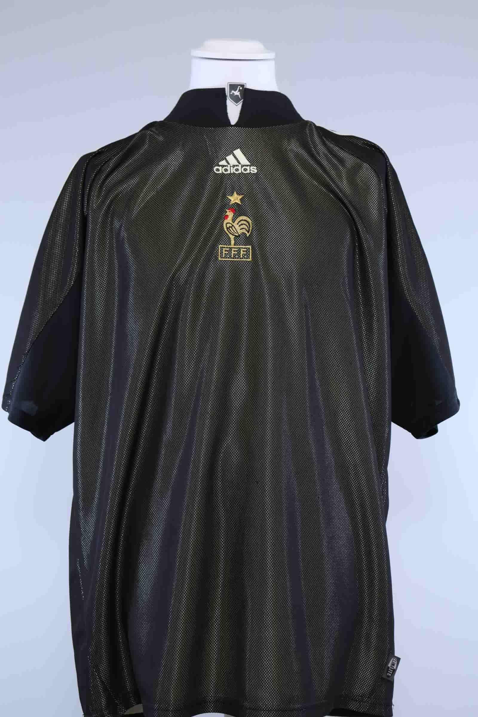 France 2002/04 Barthez #16 Goalkeeper Shirt - XL Authenic Original Football Shirt