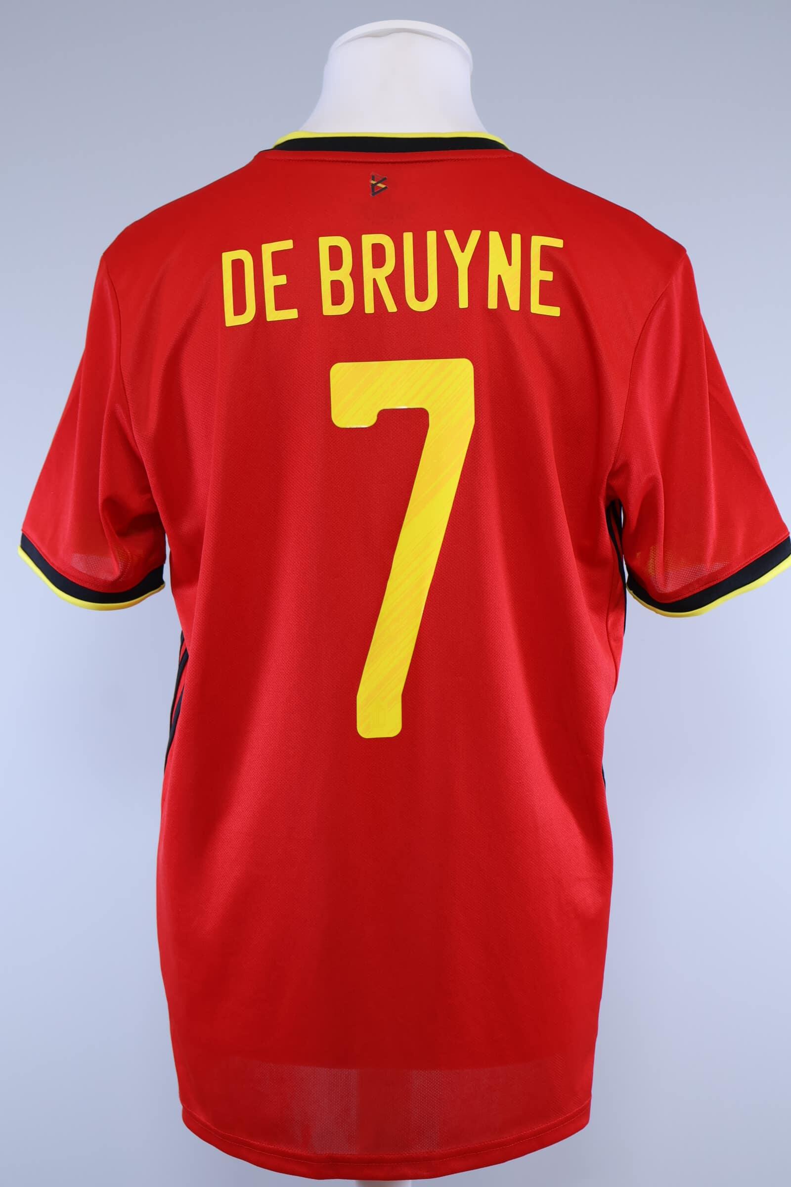 Belgium 2020/21 De Bruyne #7 Home Shirt - MAuthentic Original Football Shirt