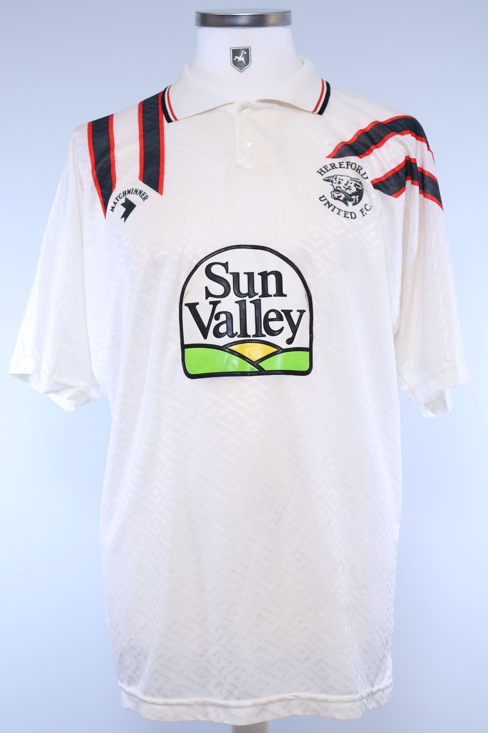 Hereford United 1991/92 Home Shirt - XLAuthentic Original Football Shirt