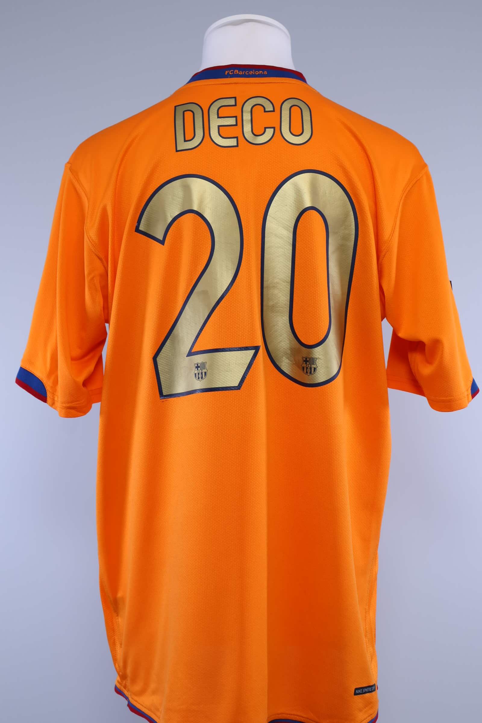 Barcelona 2006/08 Deco #20 Away Shirt - LAuthentic Original Football Shirt