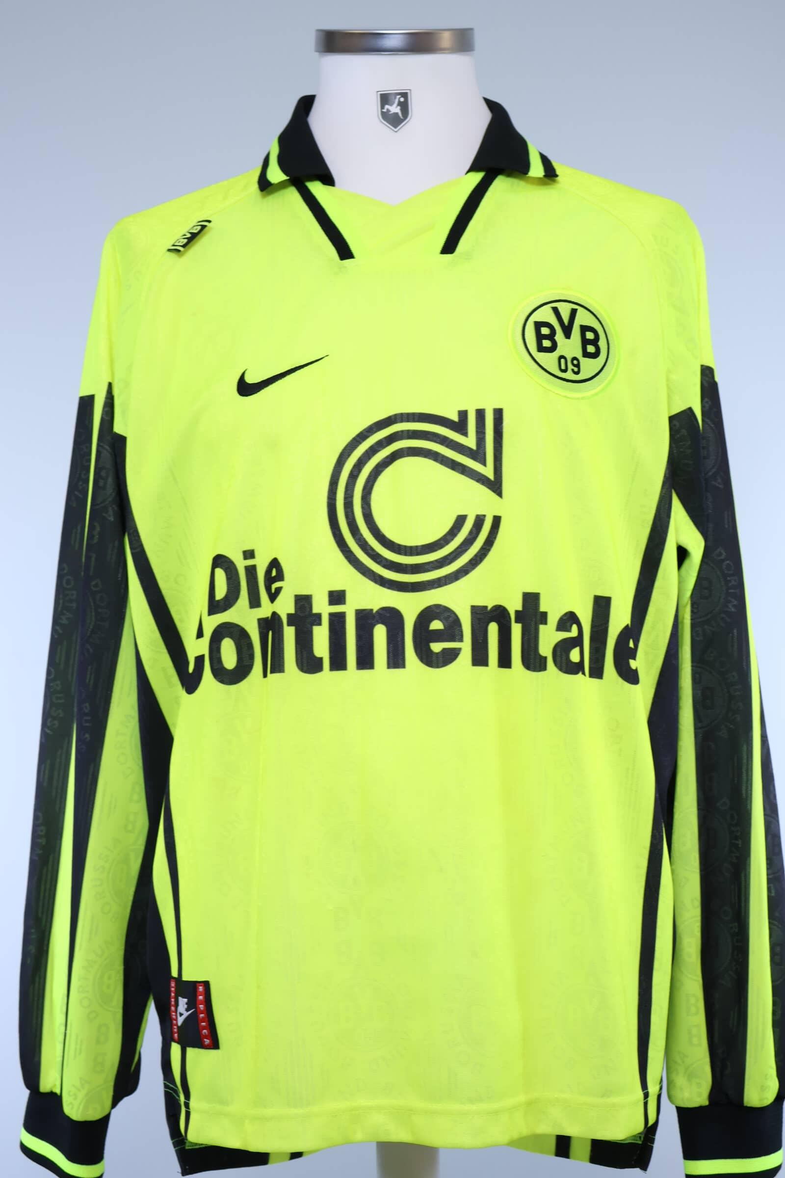 Borussia Dortmund 1996/97 Home Shirt - XLAuthentic Original Football Shirt