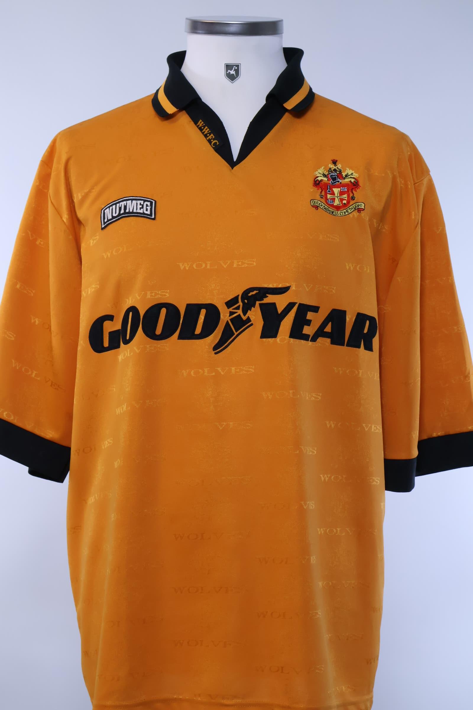 Wolverhampton Wanderes F.C 1995/96 Home Shirt - LAuthentic Original Football Shirt