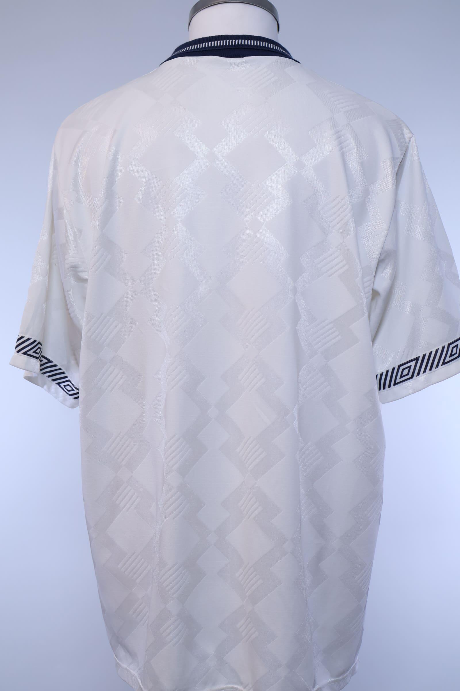 England 1990/92 Home Shirt - XL Authenic Original Football Shirt