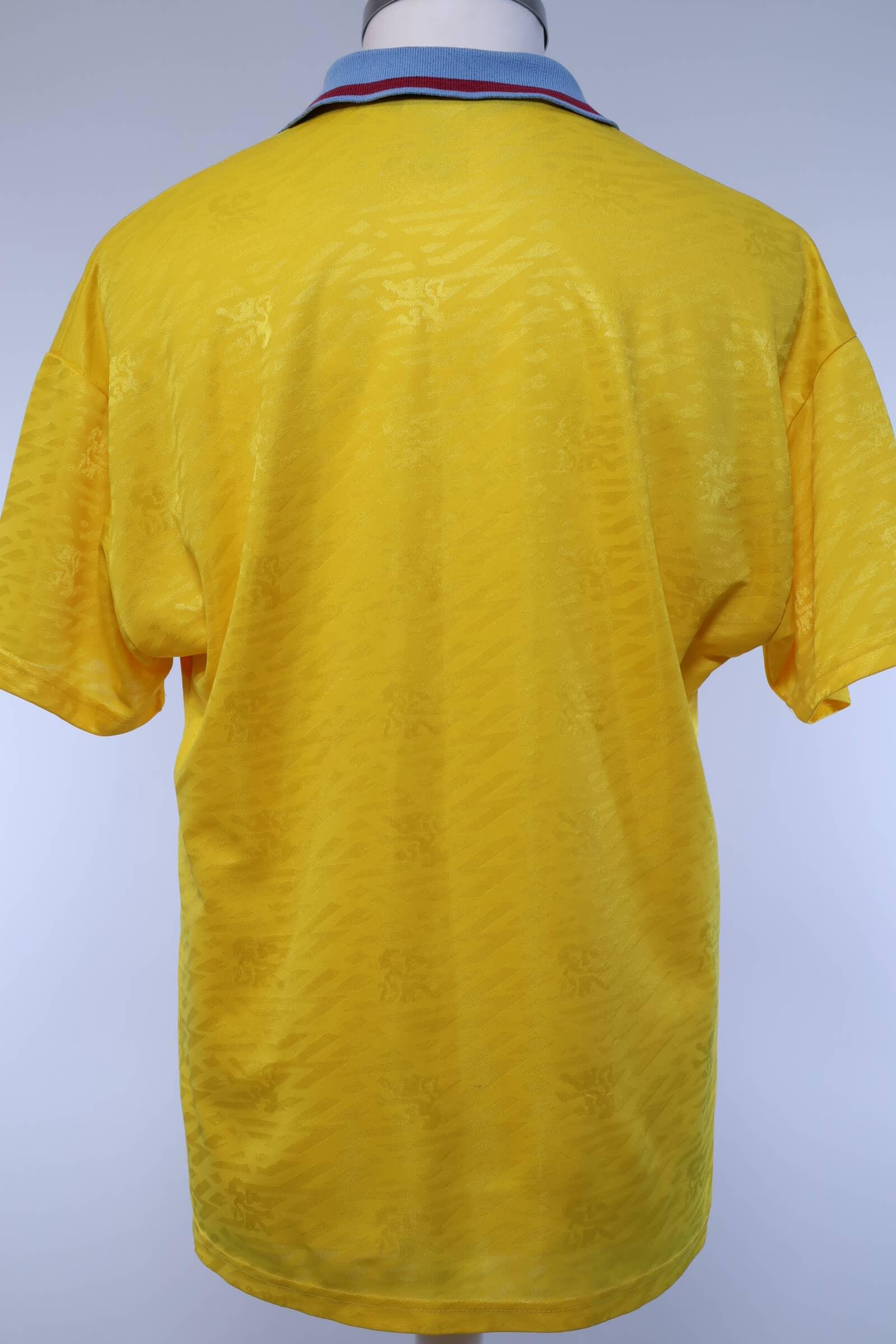 Aston Villa 1991/93 Third Shirt - M Authenic Original Football Shirt